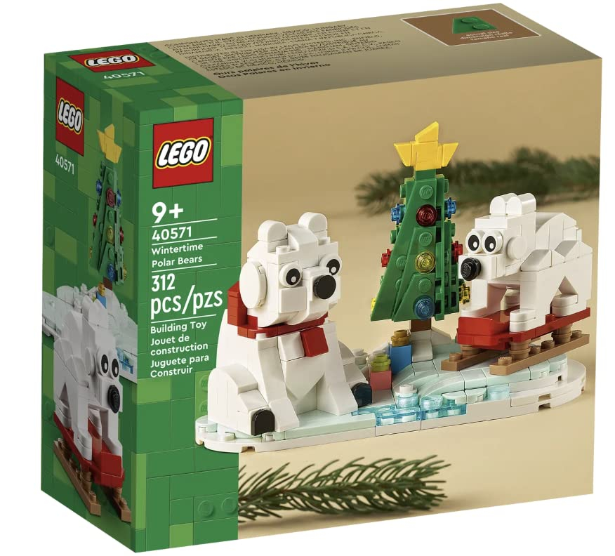 Foto 2 pulgar | Venta Internacional - Osos Polares de Invierno de Lego con Árbol de Navidad (40571)