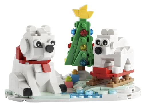 Foto 3 pulgar | Venta Internacional - Osos Polares de Invierno de Lego con Árbol de Navidad (40571)