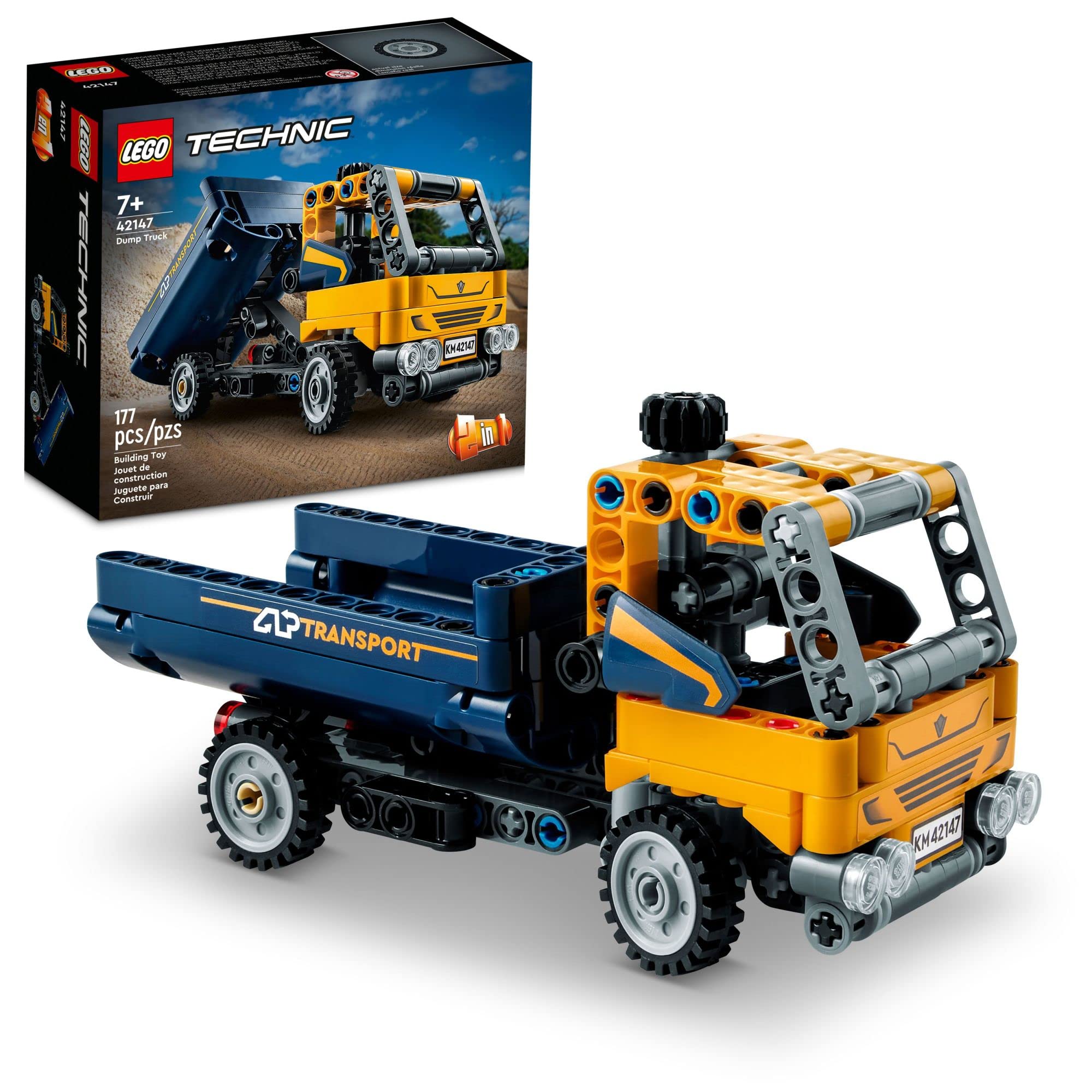 Foto 3 pulgar | Venta Internacional - Lego Technic Dump Truck 42147, Set De Juguetes 2 En 1, Const