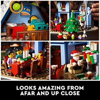 Foto 5 | Set de Construcción Lego Icons Santa's Visit - Venta Internacional