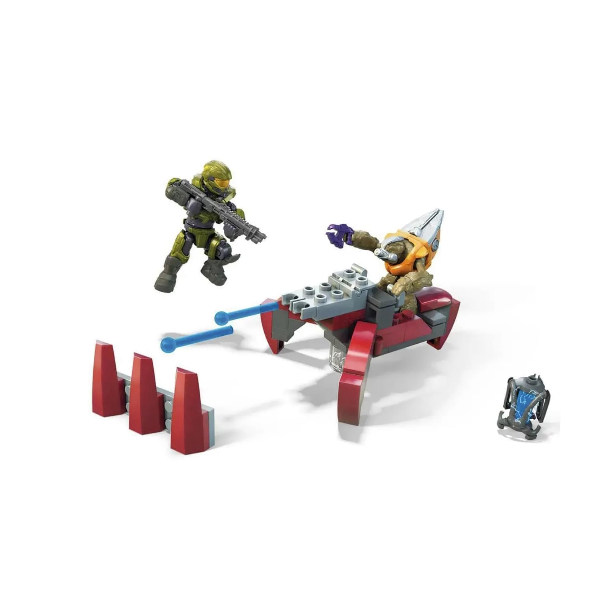 Venta Internacional - Mega Construx Halo Infinite Turret Takedown 2 Figuras Pro Builder 98 Piezas