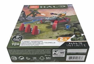 Foto 3 | Venta Internacional - Mega Construx Halo Infinite Turret Takedown 2 Figuras Pro Builder 98 Piezas