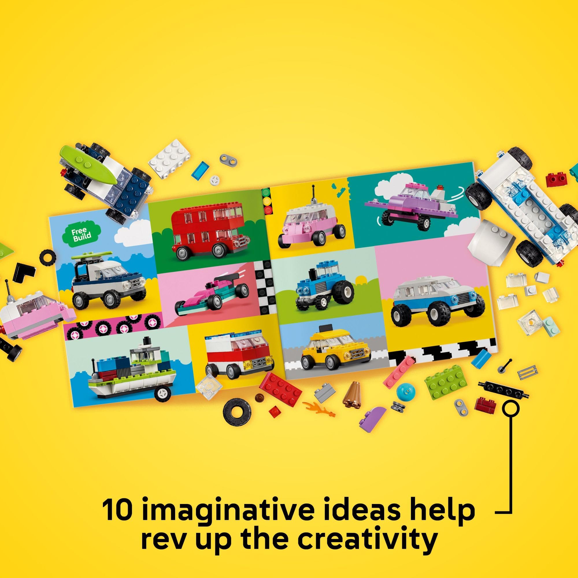 Foto 5 | Venta Internacional - Juguete De Construcción Lego Classic Creative Vehicles 11036 Para Niños De 5 Años