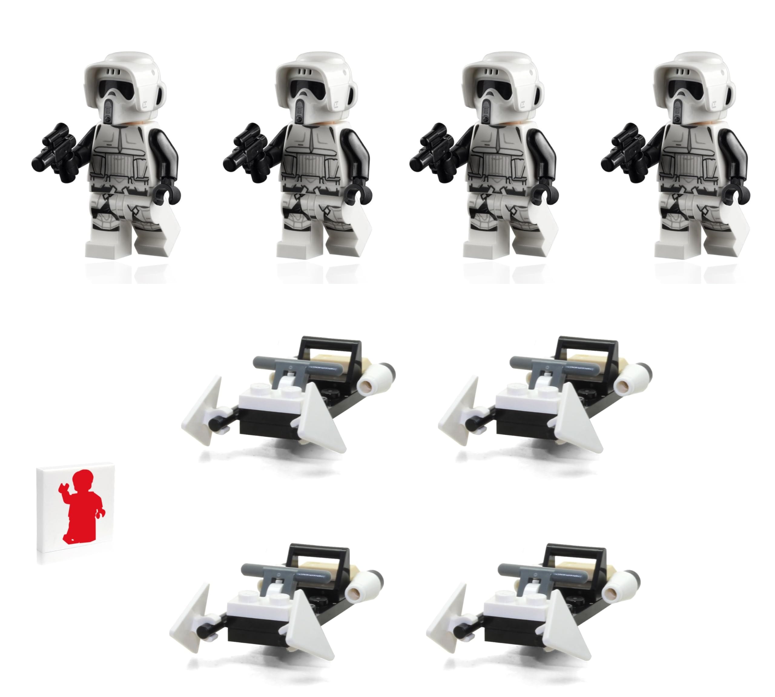 Venta Internacional Paquete Combinado De 4 Minifiguras Lego Star