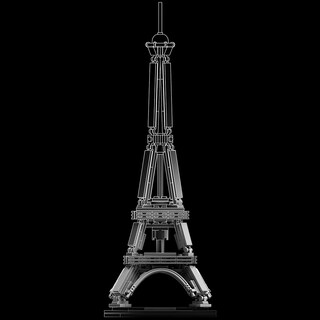 Foto 3 | Venta Internacional - Juguete de Construcción Lego Architecture Torre Eiffel 321 Piezas