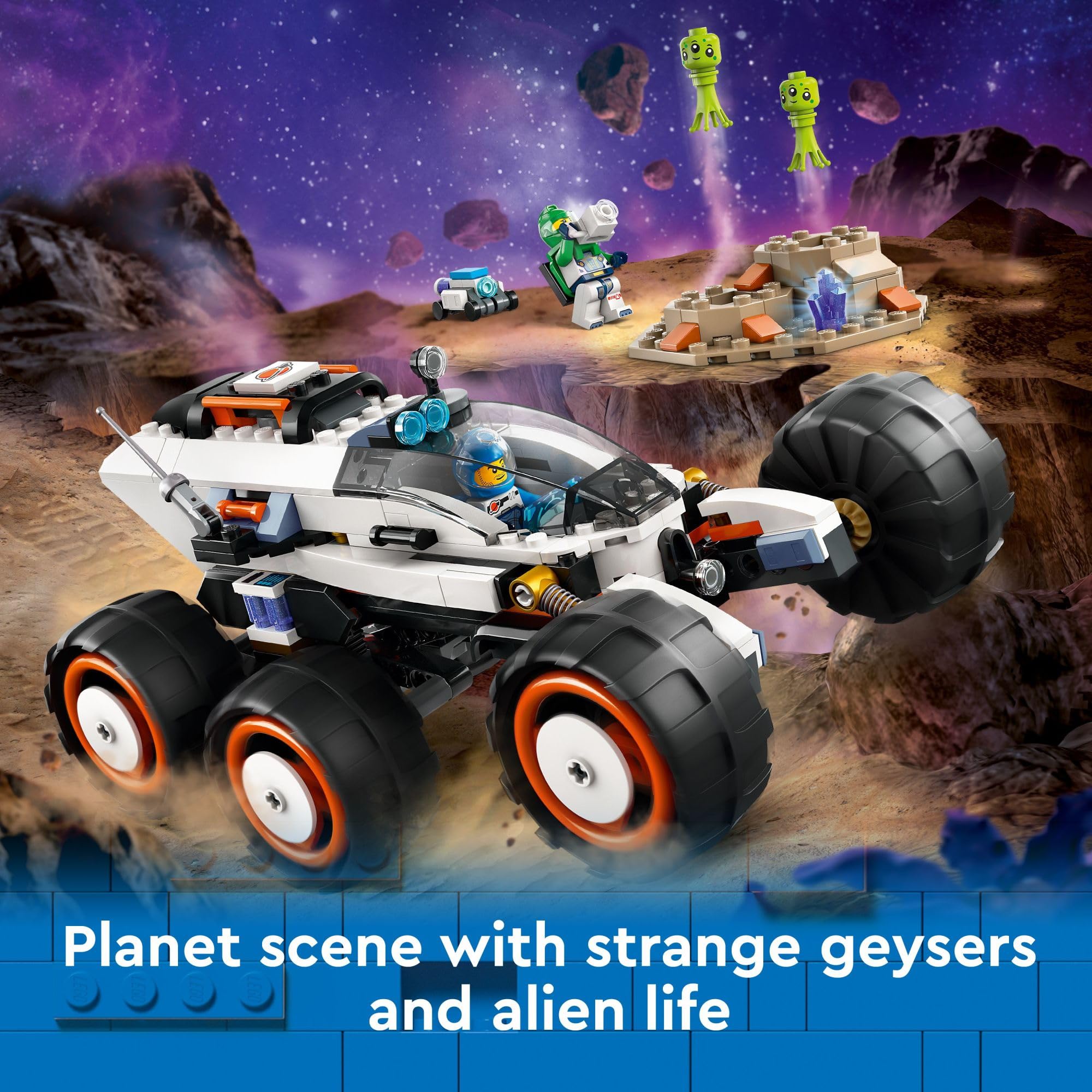 Foto 5 pulgar | Venta Internacional - Rover Lego City Space Explorer De Juguete Con Minifiguras De Más De 6 Años