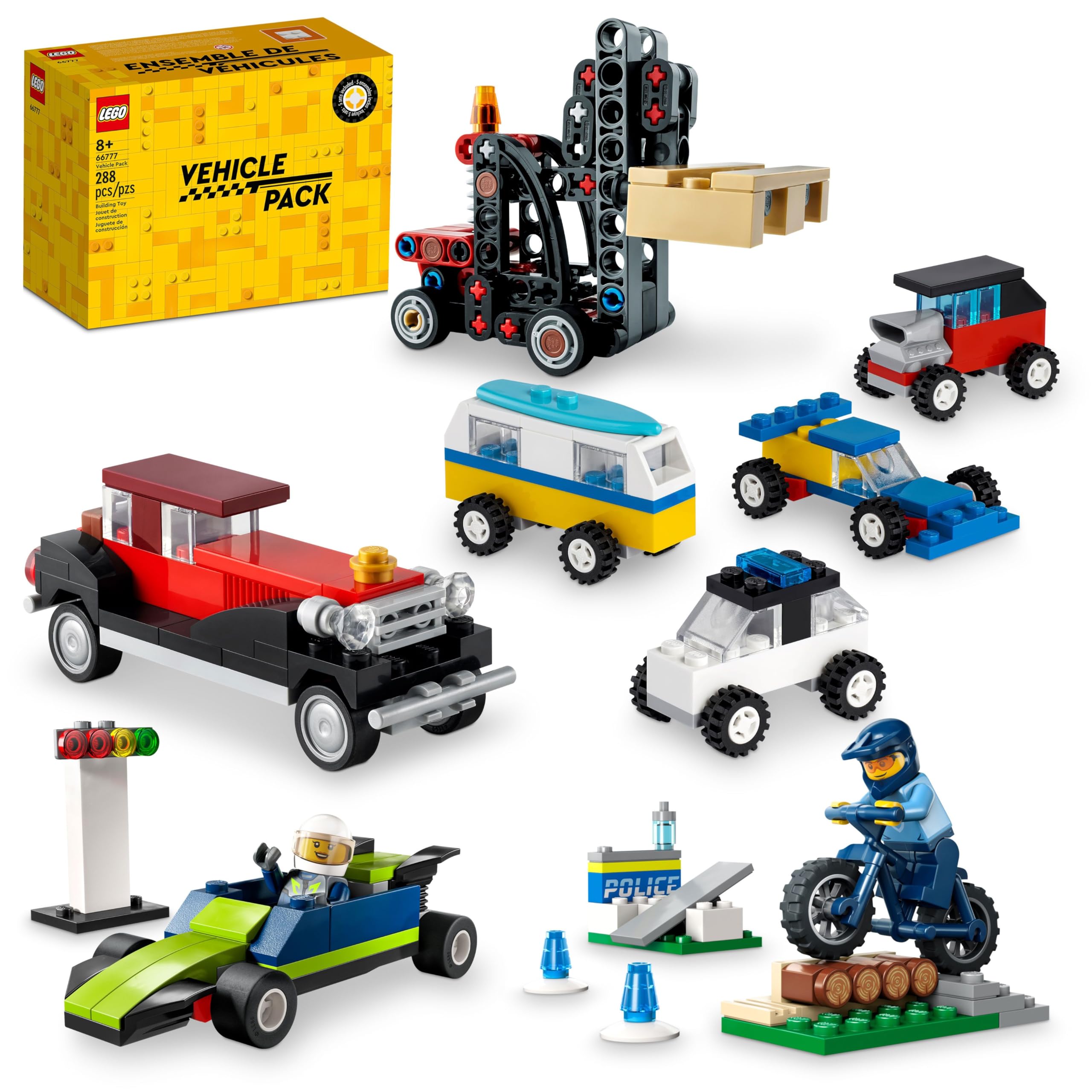 Foto 2 pulgar | Venta Internacional - Paquete De Vehículos Lego 66777 Con 5 Coches Para Construir Para Niños Mayores De 8 Años