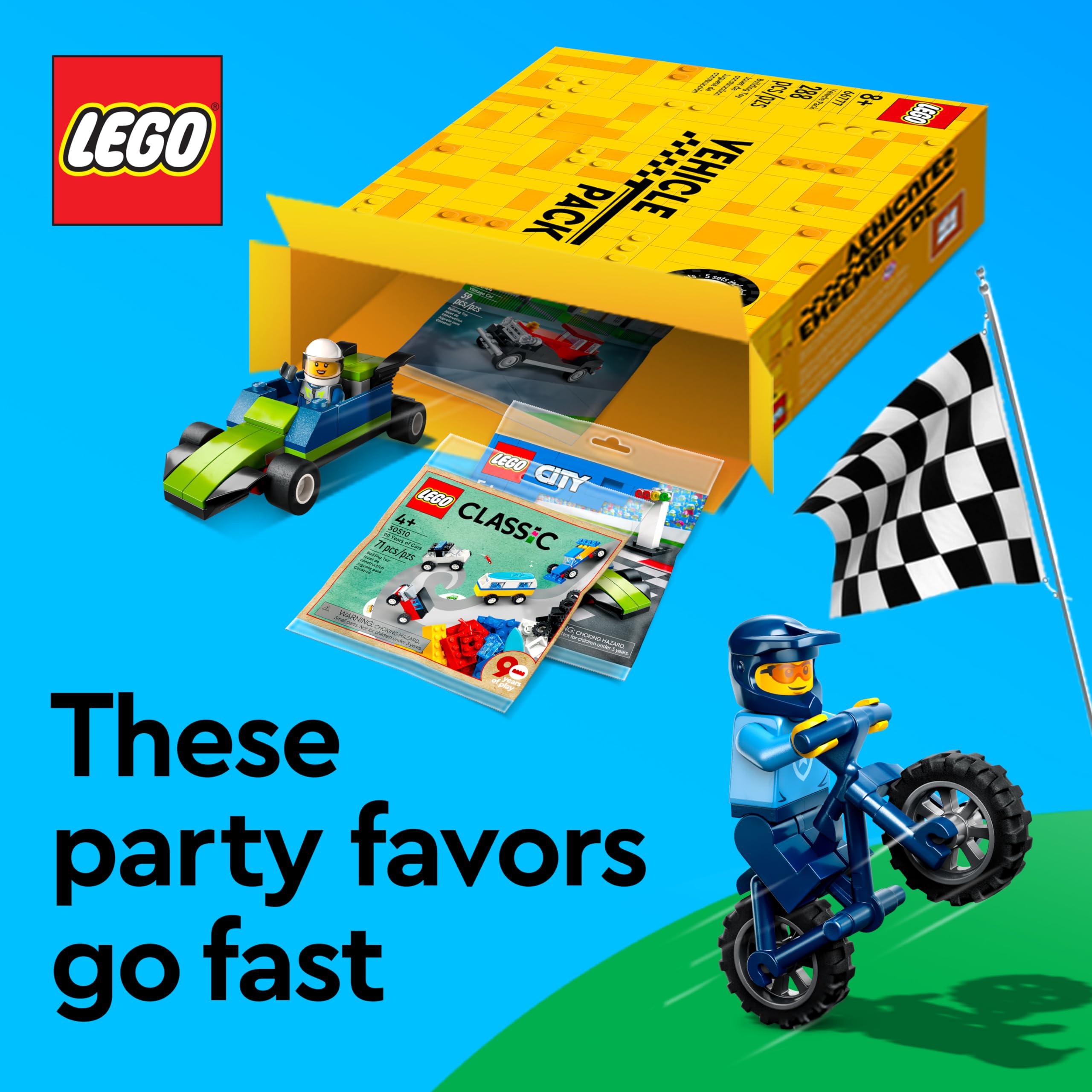 Foto 2 | Venta Internacional - Paquete De Vehículos Lego 66777 Con 5 Coches Para Construir Para Niños Mayores De 8 Años