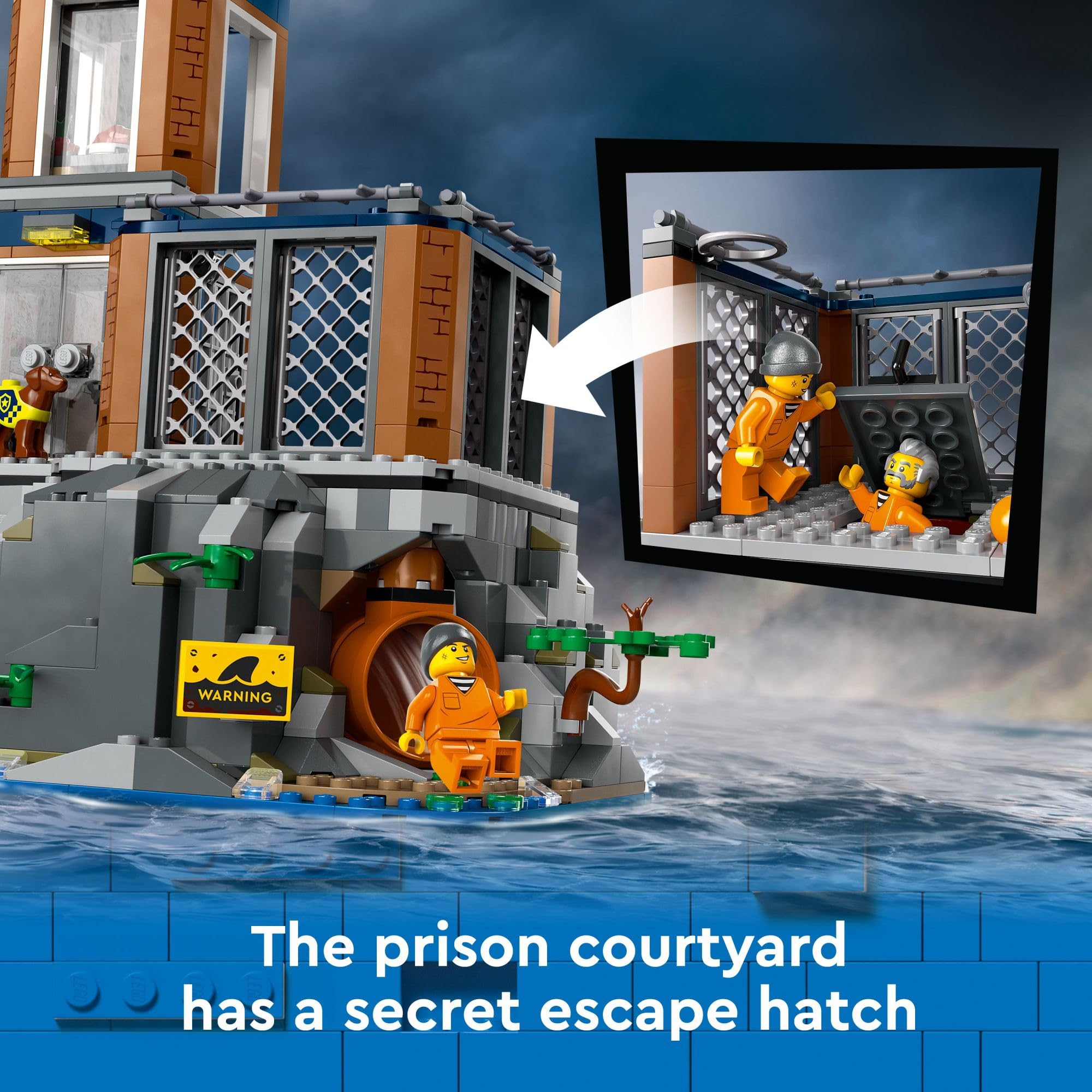 Foto 5 pulgar | Venta Internacional - Set De Construcción Lego City Police Prison Island 60419 Kids 7+