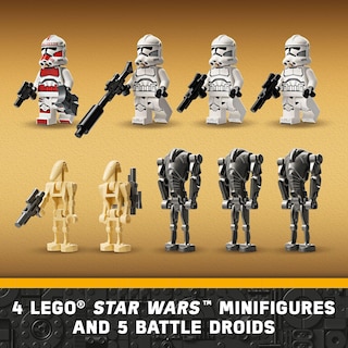 Foto 3 | Venta Internacional - Juguete De Construcción Lego Star Wars Clone Trooper & Battle Droid