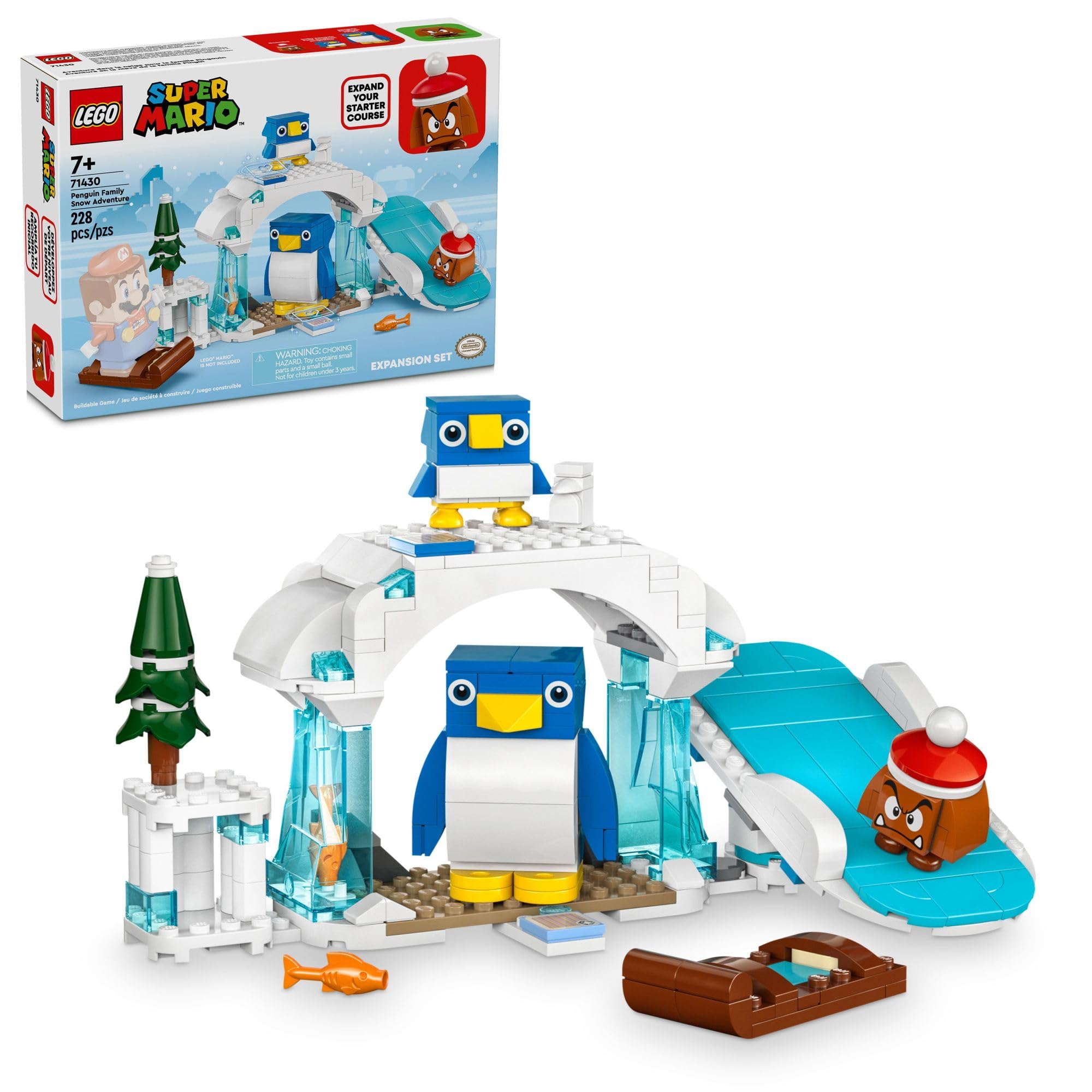 Foto 1 | Venta Internacional - Set De Expansión Lego Super Mario Penguin Family Snow Adventure