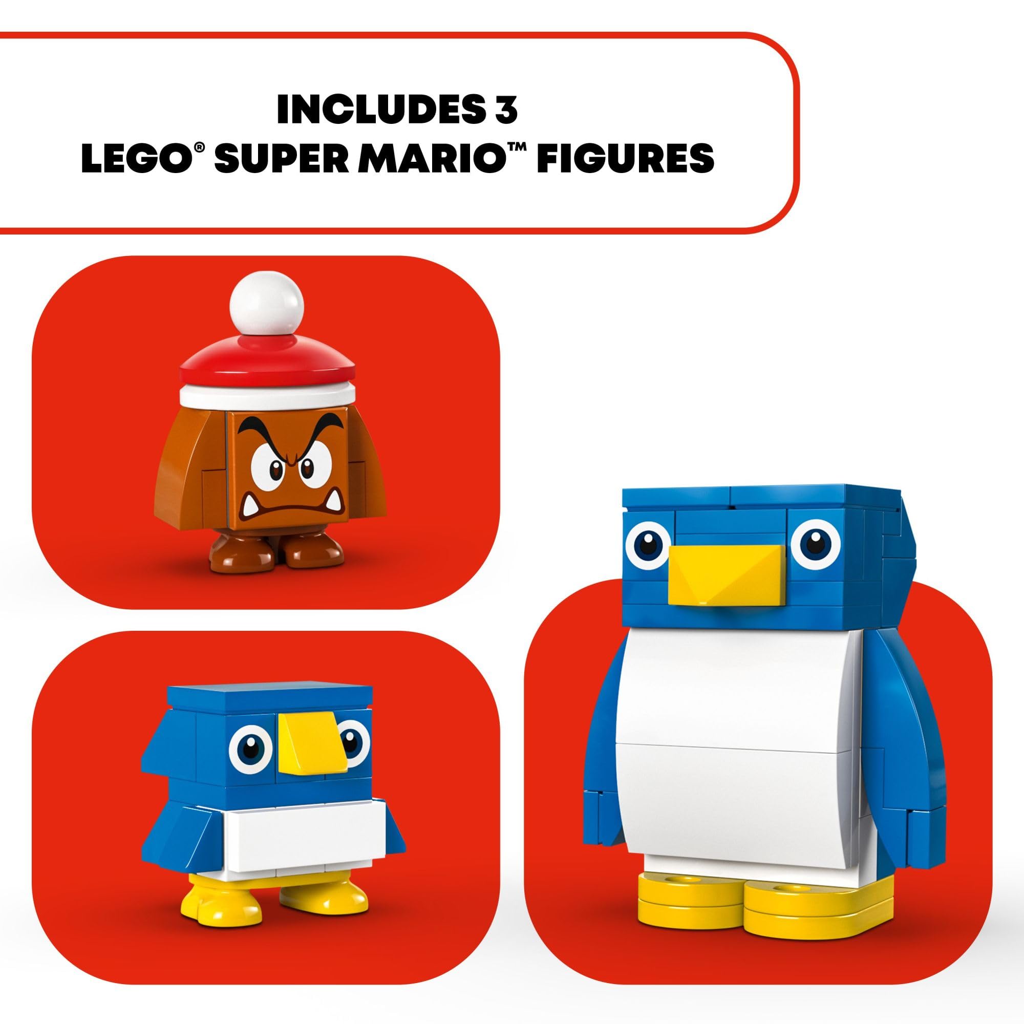 Foto 3 | Venta Internacional - Set De Expansión Lego Super Mario Penguin Family Snow Adventure