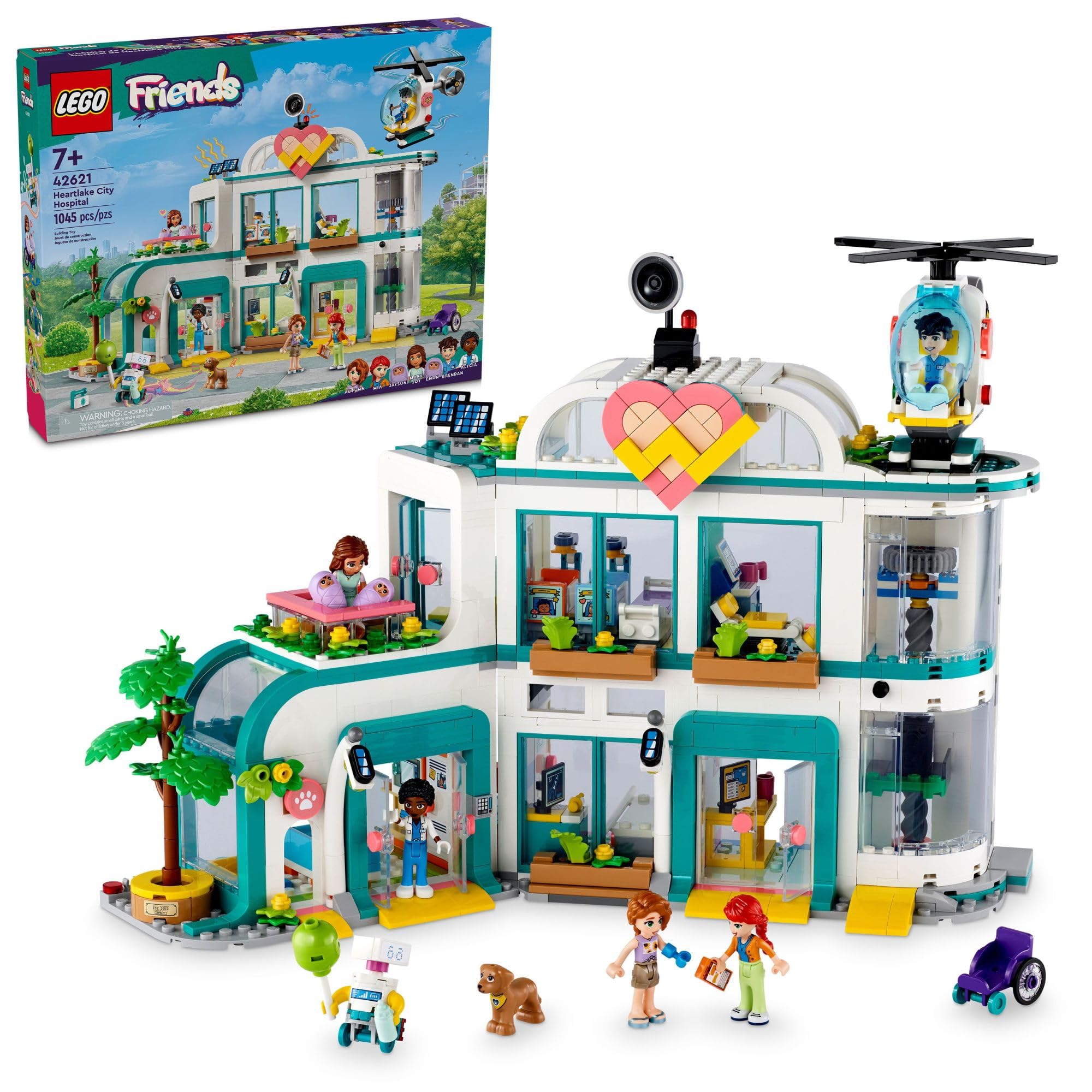 Venta Internacional - Juguete Lego Friends Heartlake City Hospital Con Helicóptero 7+