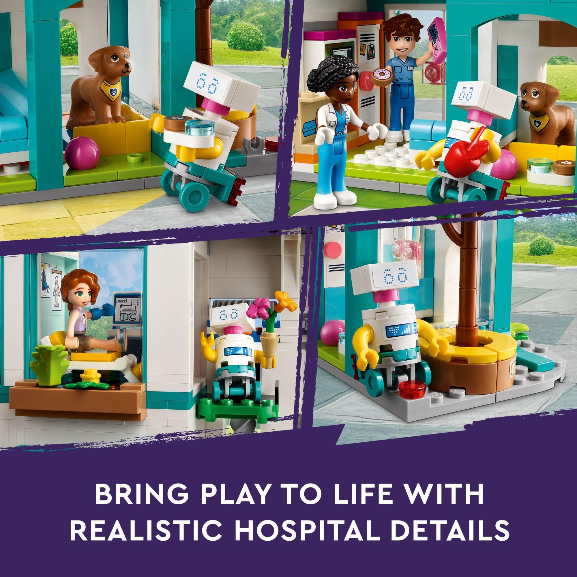 Foto 5 | Venta Internacional - Juguete Lego Friends Heartlake City Hospital Con Helicóptero 7+