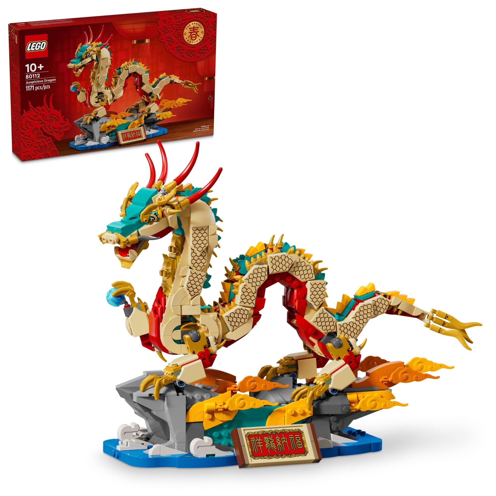 Foto 2 pulgar | Venta Internacional - Juguete Lego Auspicious Dragon Spring Festival 80112, Más De 10 Años