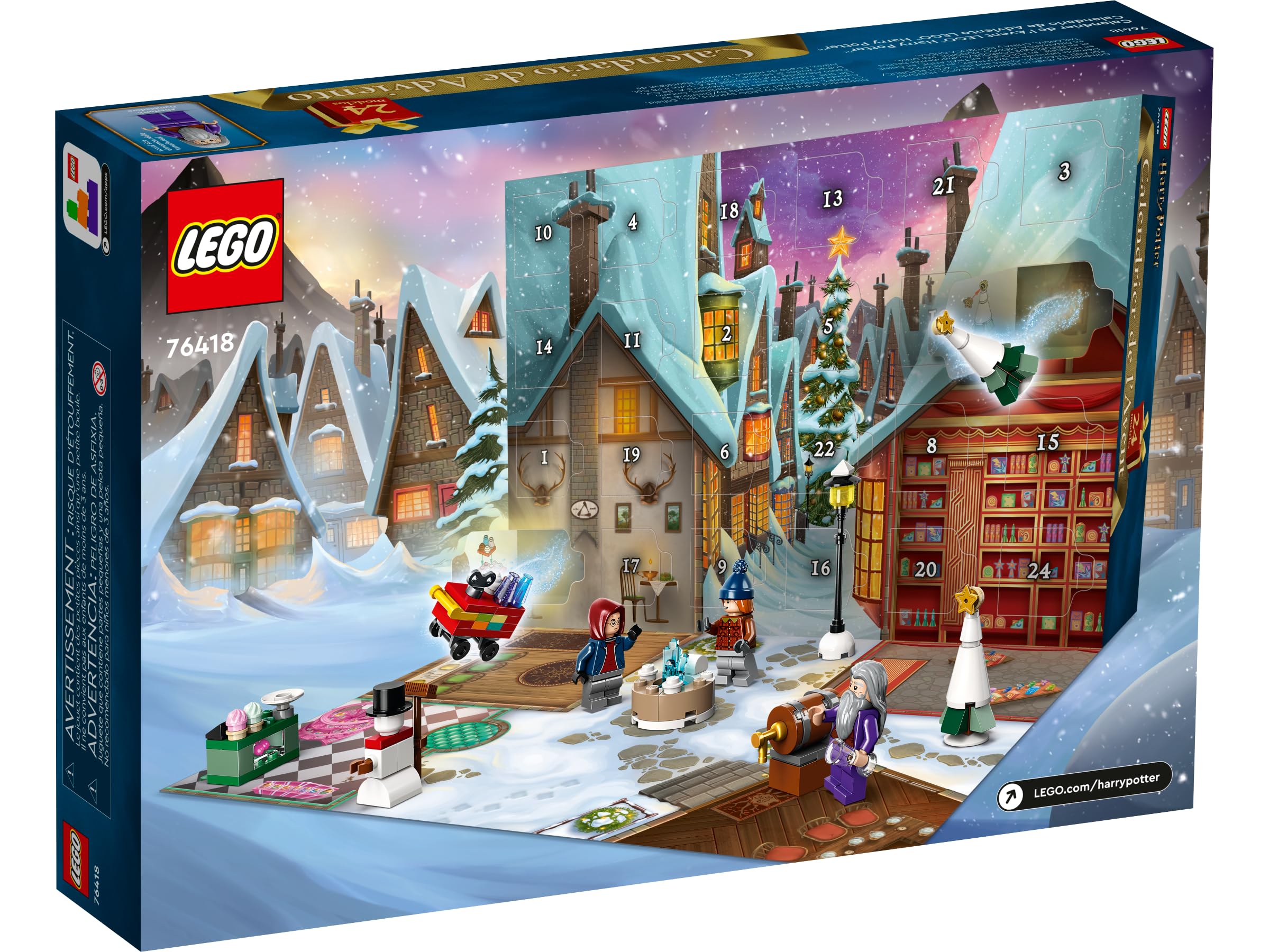 Foto 6 pulgar | Venta Internacional - Calendario De Adviento Lego Harry Potter 2023 76418 Para Niños Mayores De 7 Años
