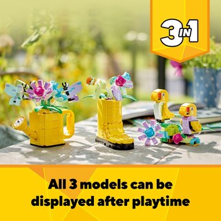 Foto 5 | Venta Internacional - Juguete De Construcción Lego Creator 3 En 1 Con Flores En Regadera