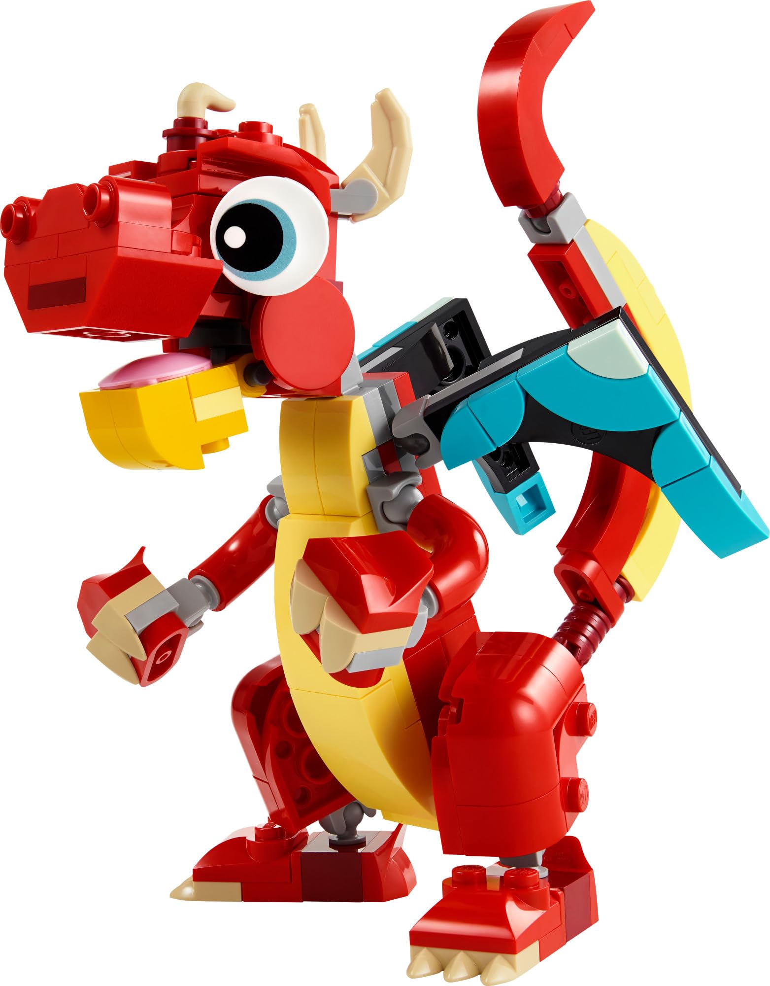 Foto 6 pulgar | Venta Internacional - El Dragón Rojo 3 En 1 De Toy Lego Creator Se Transforma En Pez Y Ph