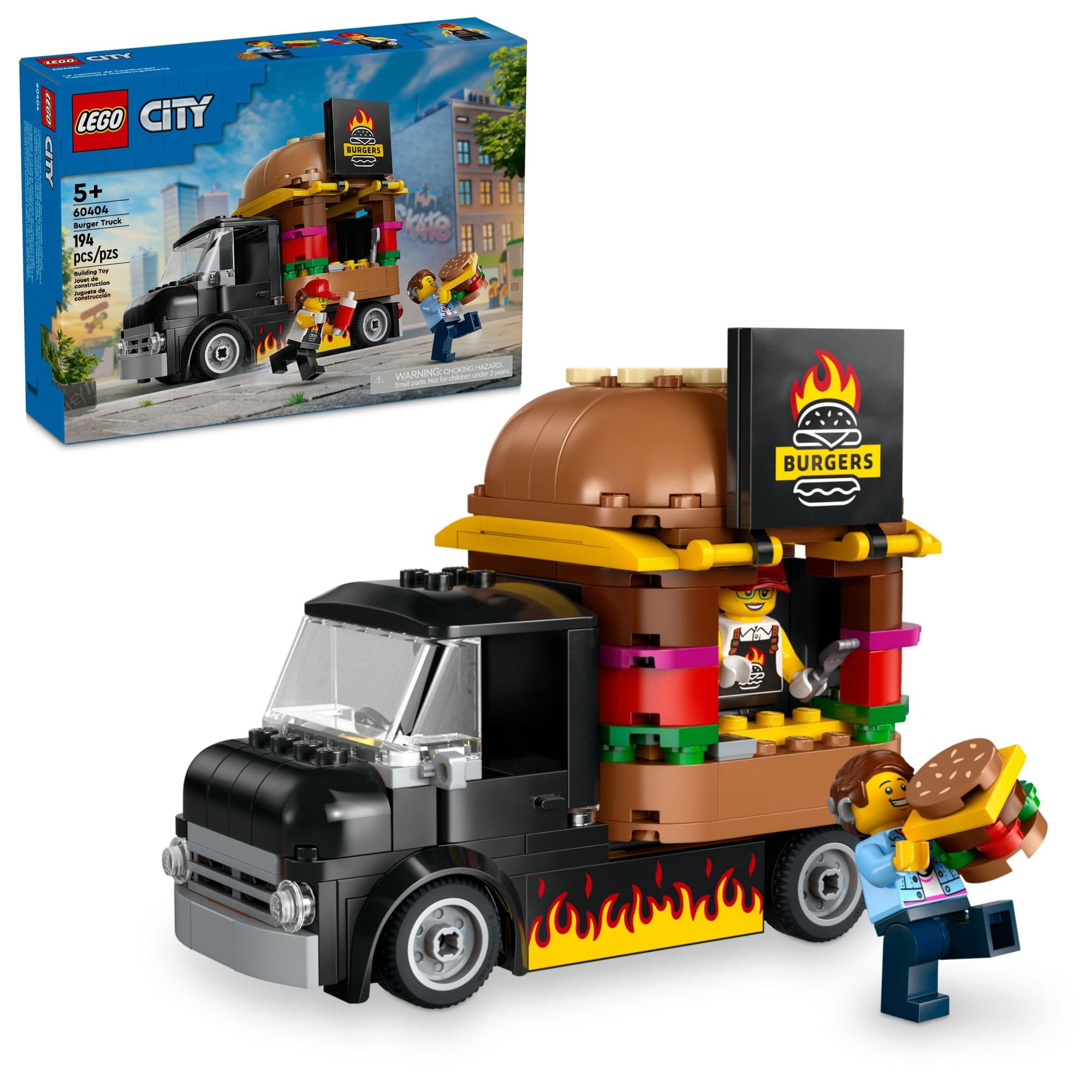 Foto 2 pulgar | Venta Internacional - Set De Construcción De Juguetes Lego City Burger Truck 60404 Para Niños Mayores De 5 Años