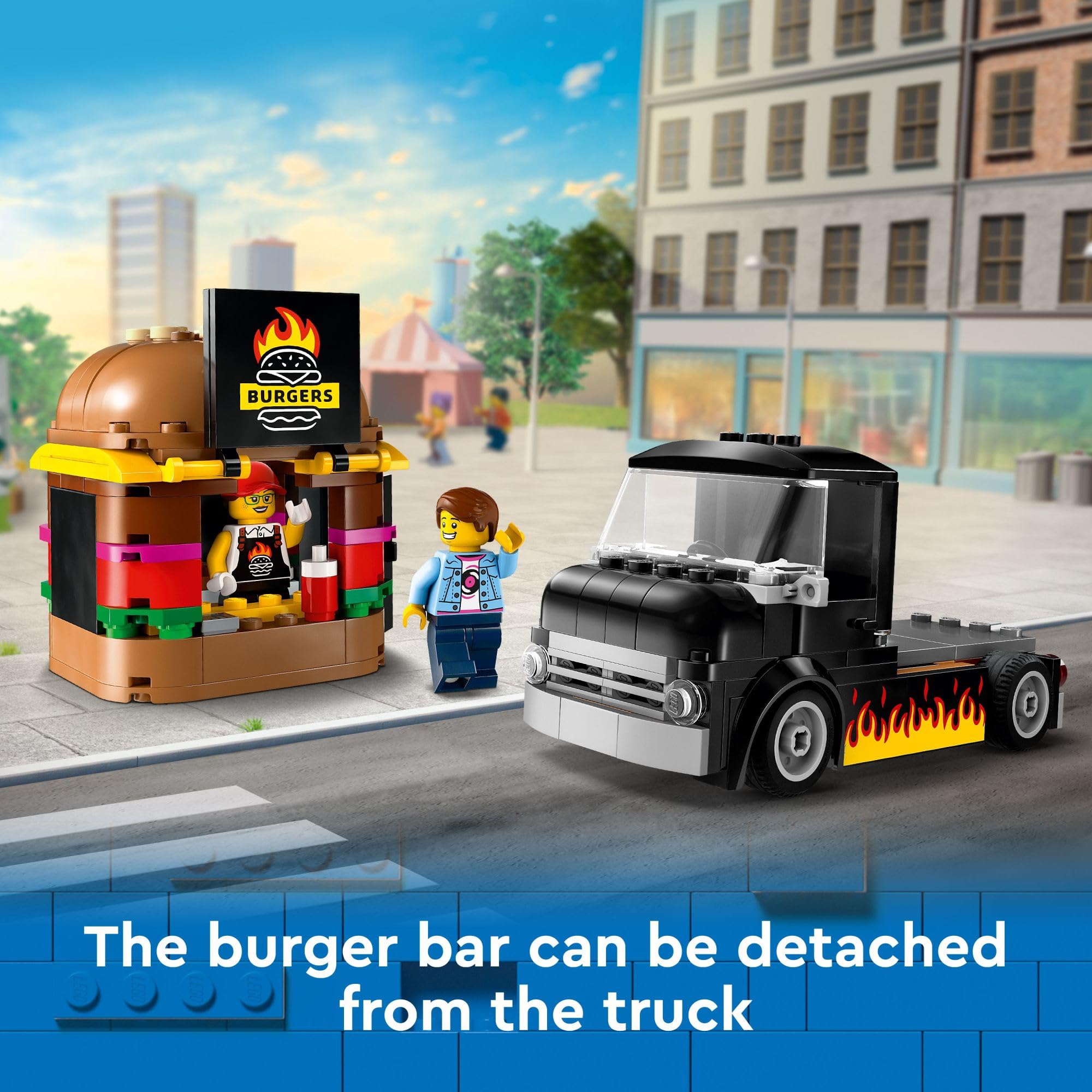 Foto 4 pulgar | Venta Internacional - Set De Construcción De Juguetes Lego City Burger Truck 60404 Para Niños Mayores De 5 Años