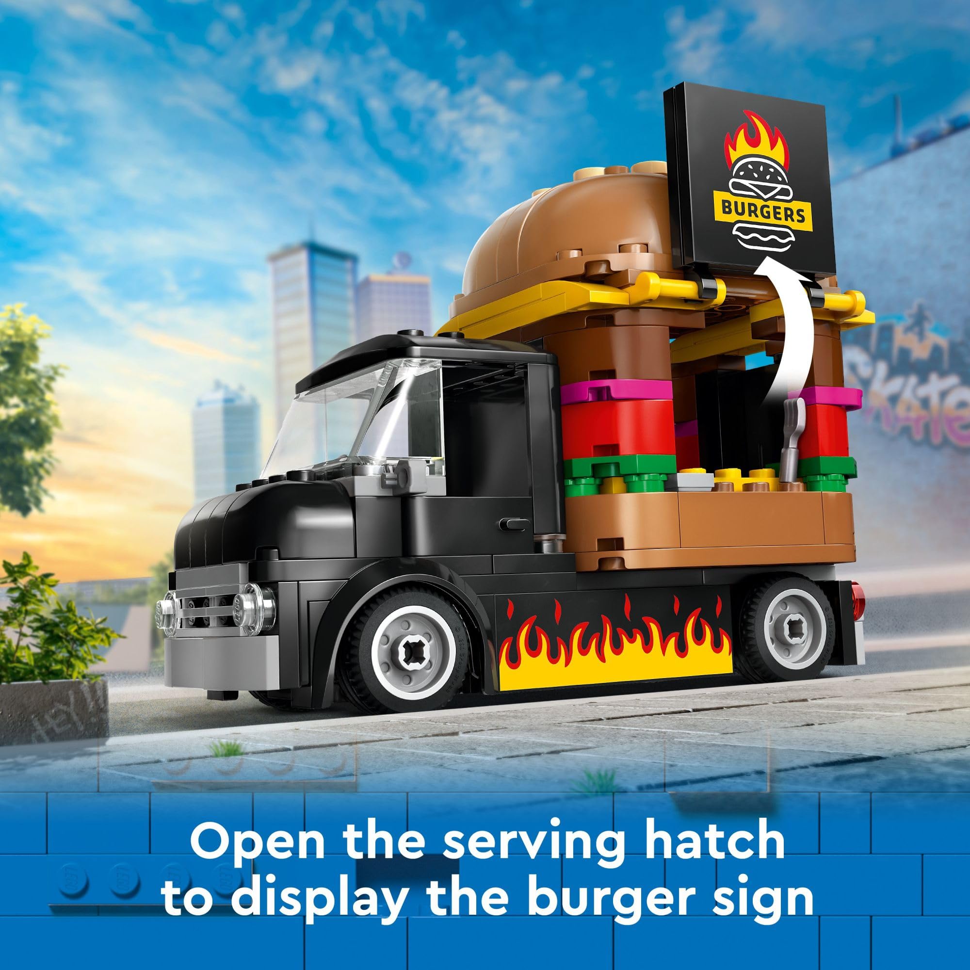 Foto 5 pulgar | Venta Internacional - Set De Construcción De Juguetes Lego City Burger Truck 60404 Para Niños Mayores De 5 Años