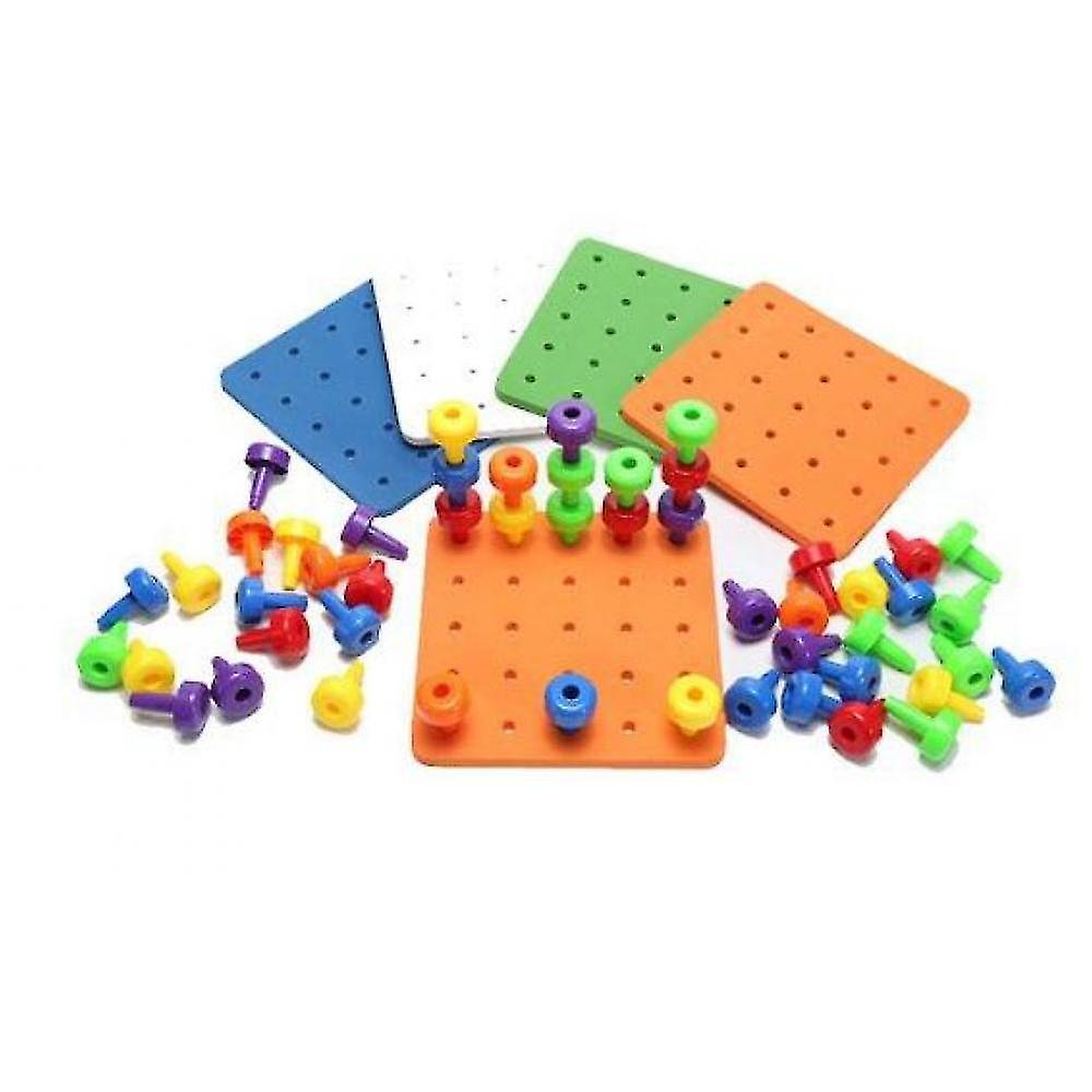 Foto 4 pulgar | Venta Internacional - Uñas De Juguete Building Block Para Niños, Diseño Creativo De Ajedrez