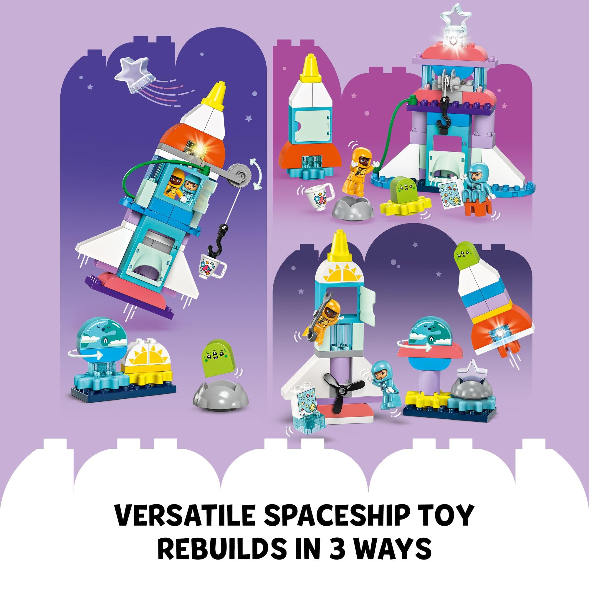 Foto 4 | Venta Internacional - Set De Construcción Lego Duplo Space Shuttle Adventure 10422