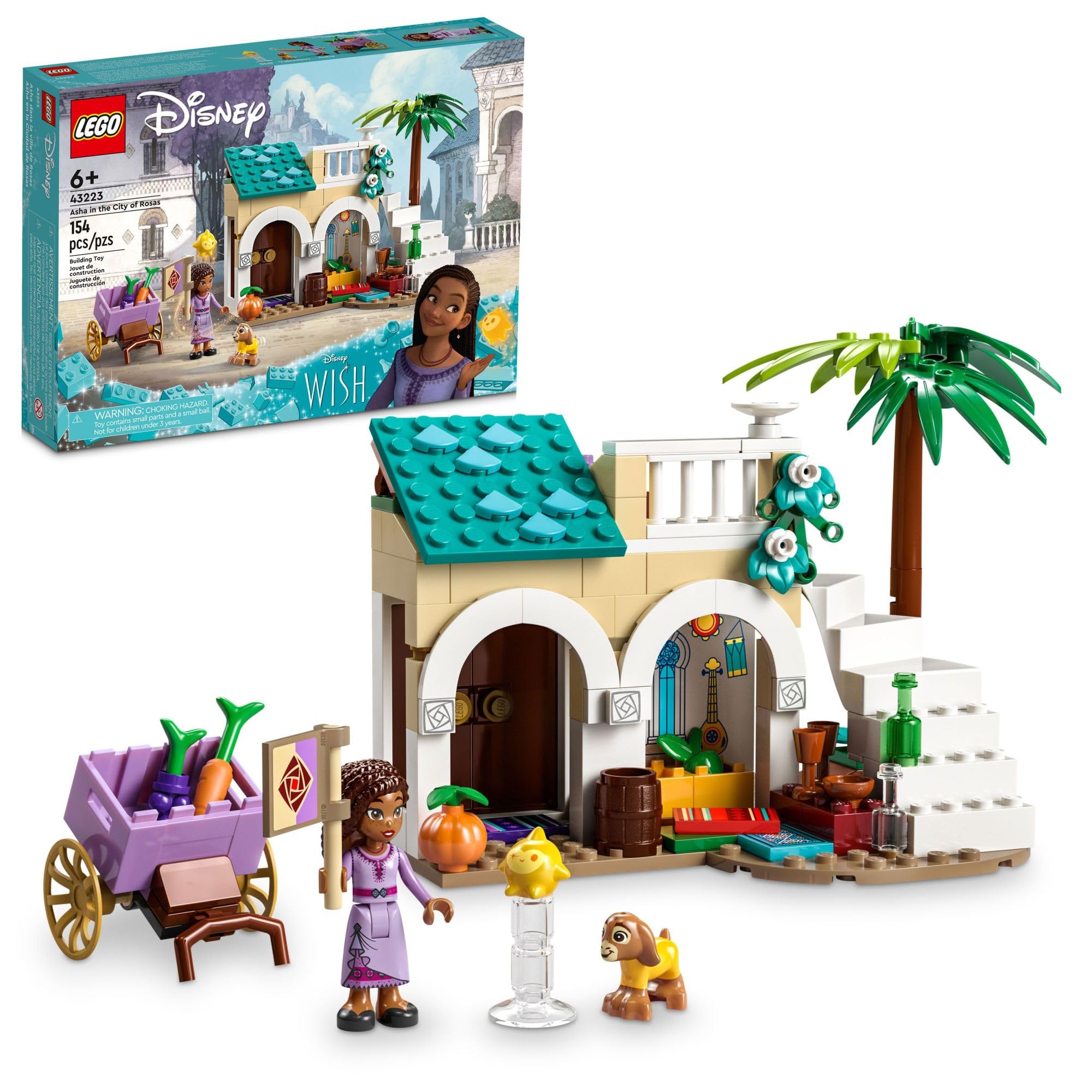 Foto 2 pulgar | Venta Internacional - Set De Juguetes De Construcción Lego Disney Asha In The City Of Rosas 43223