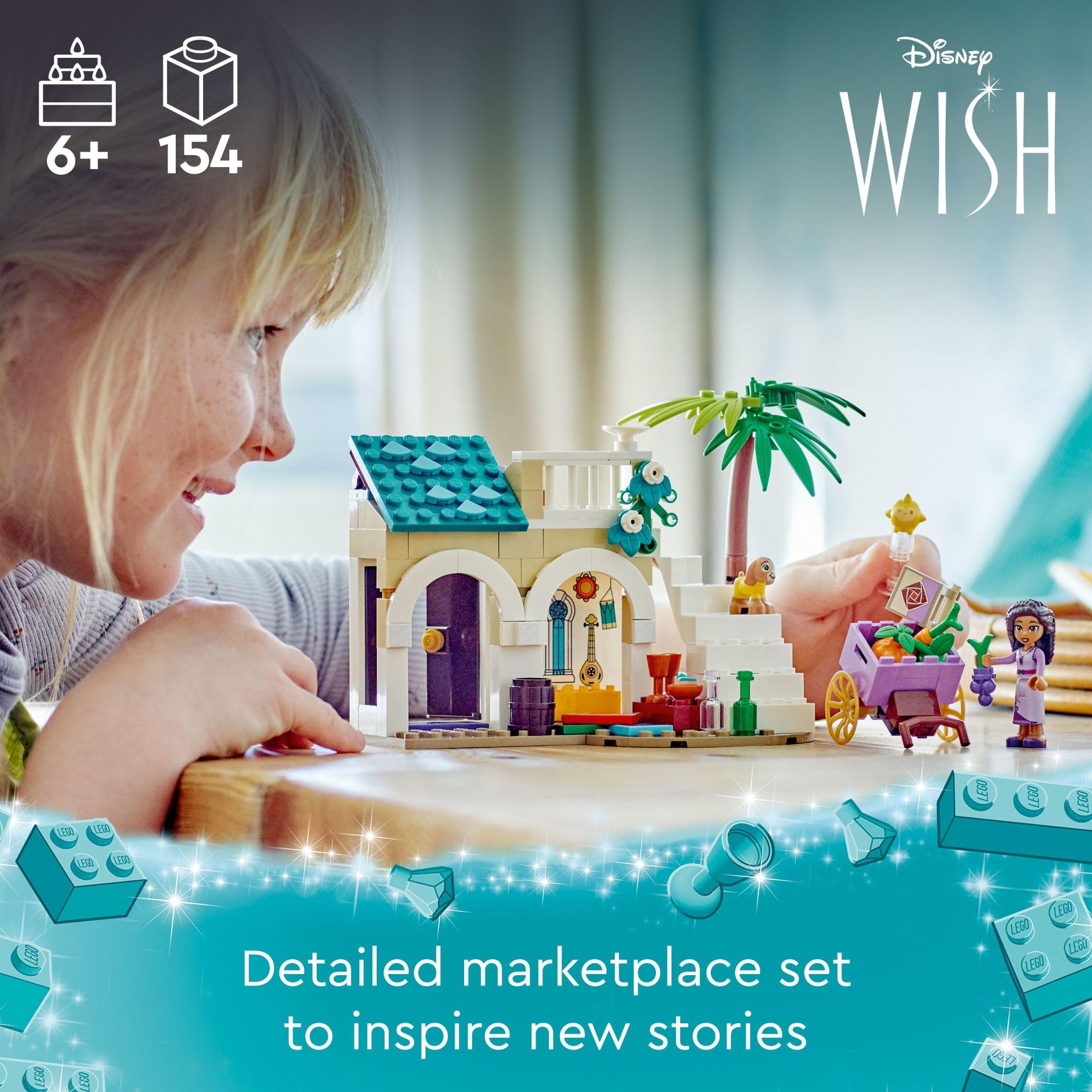 Foto 2 | Venta Internacional - Set De Juguetes De Construcción Lego Disney Asha In The City Of Rosas 43223