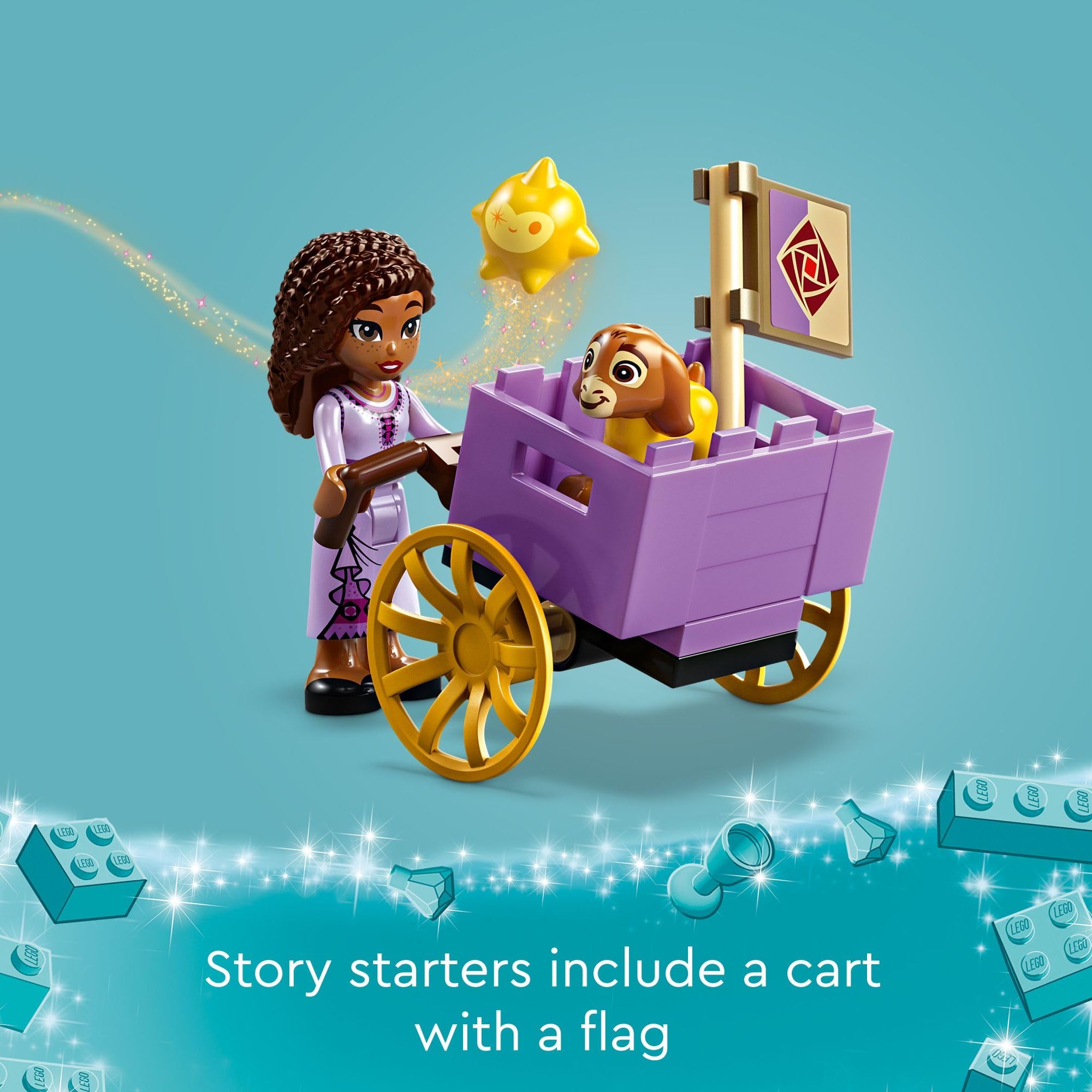 Foto 5 | Venta Internacional - Set De Juguetes De Construcción Lego Disney Asha In The City Of Rosas 43223