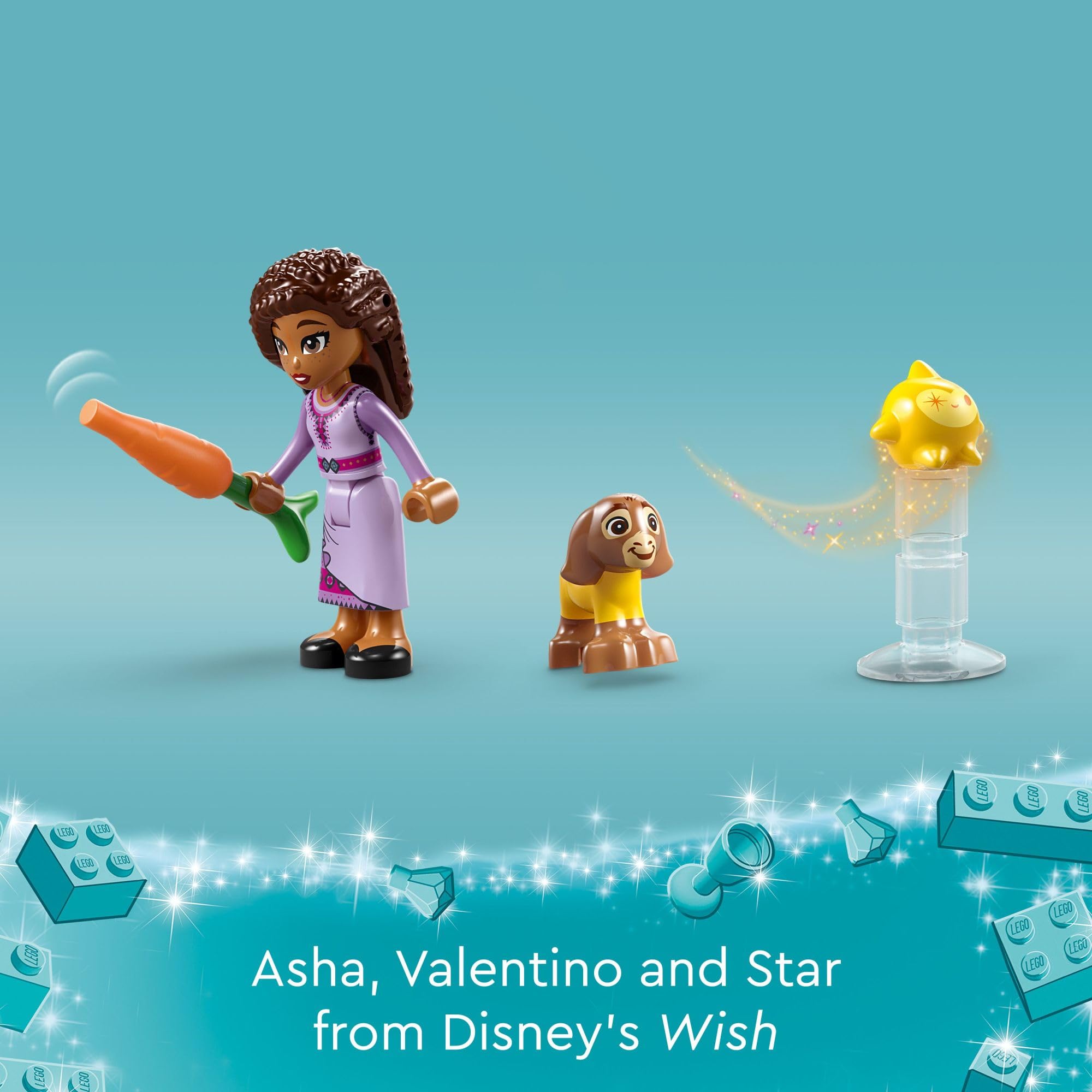 Foto 7 pulgar | Venta Internacional - Set De Juguetes De Construcción Lego Disney Asha In The City Of Rosas 43223