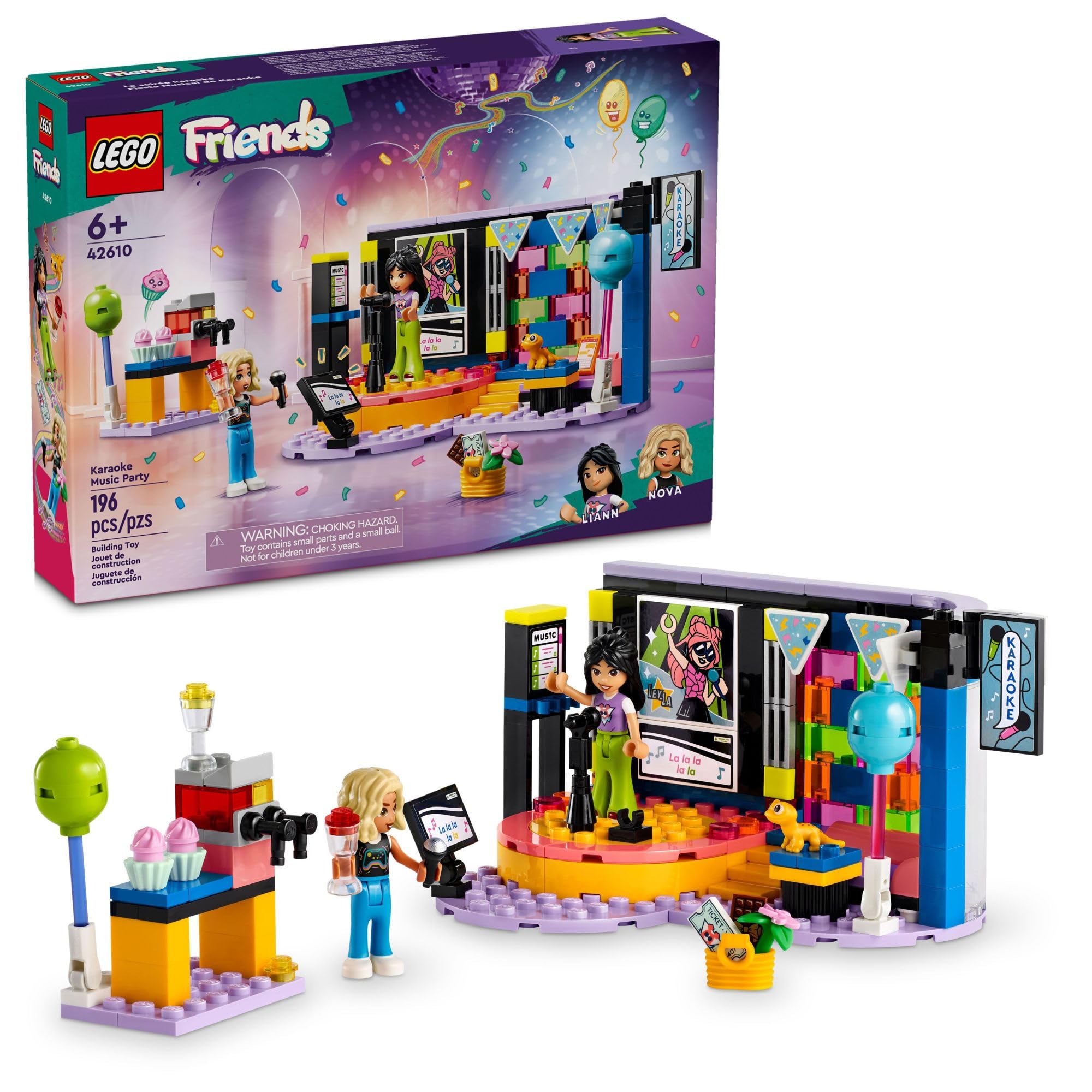 Venta Internacional - Fiesta De Música Karaoke De Toy Lego Friends Con Minimuñecas De Más De 6 Años