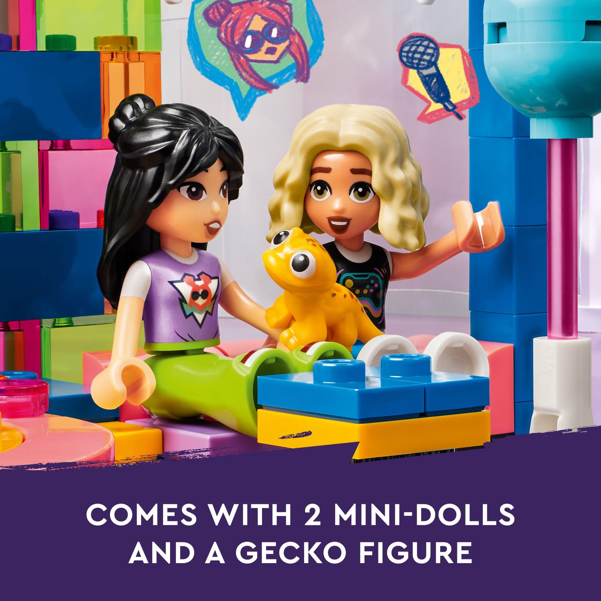 Foto 5 pulgar | Venta Internacional - Fiesta De Música Karaoke De Toy Lego Friends Con Minimuñecas De Más De 6 Años