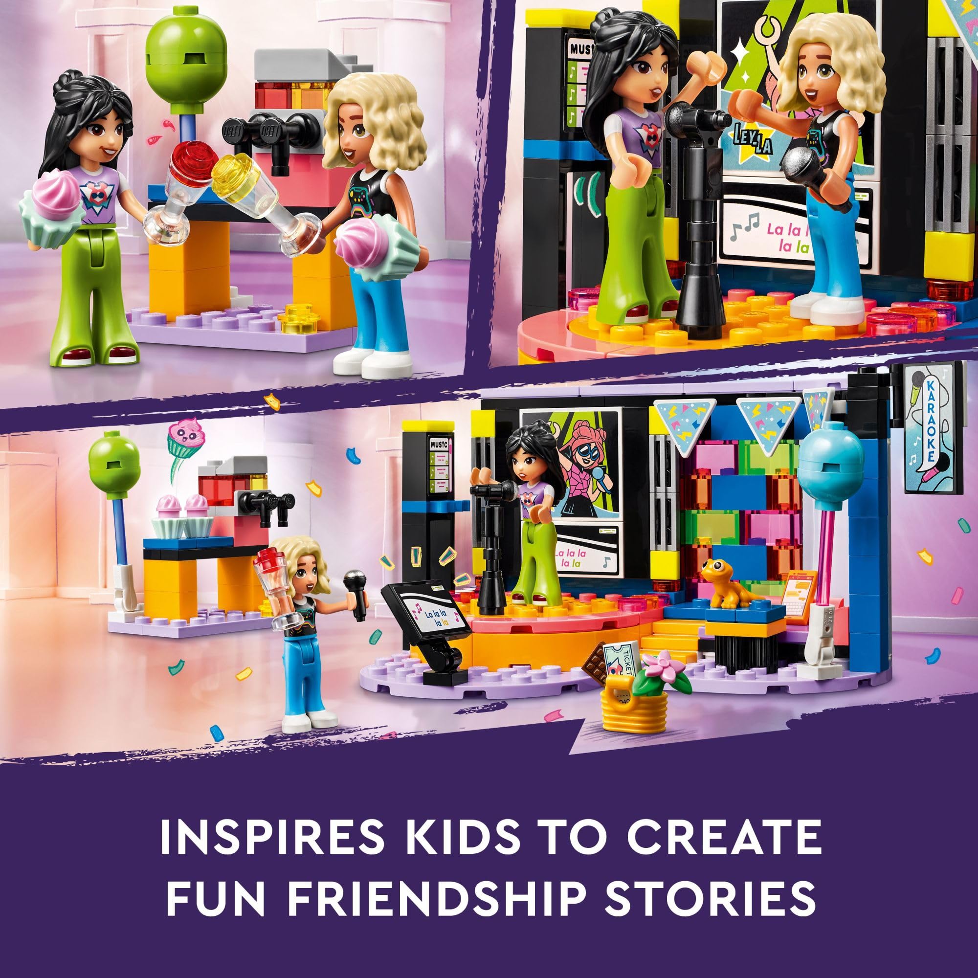 Foto 6 pulgar | Venta Internacional - Fiesta De Música Karaoke De Toy Lego Friends Con Minimuñecas De Más De 6 Años