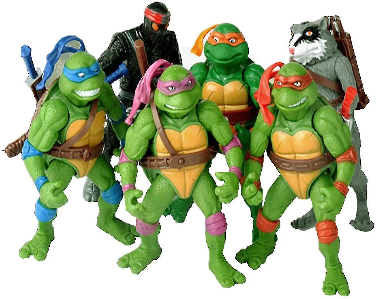 Foto 2 pulgar | Venta Internacional - Figura De Acción Para Niños, 6 Unidades Por Bolsa, Lovely Turtles, 12 Cm De Altura