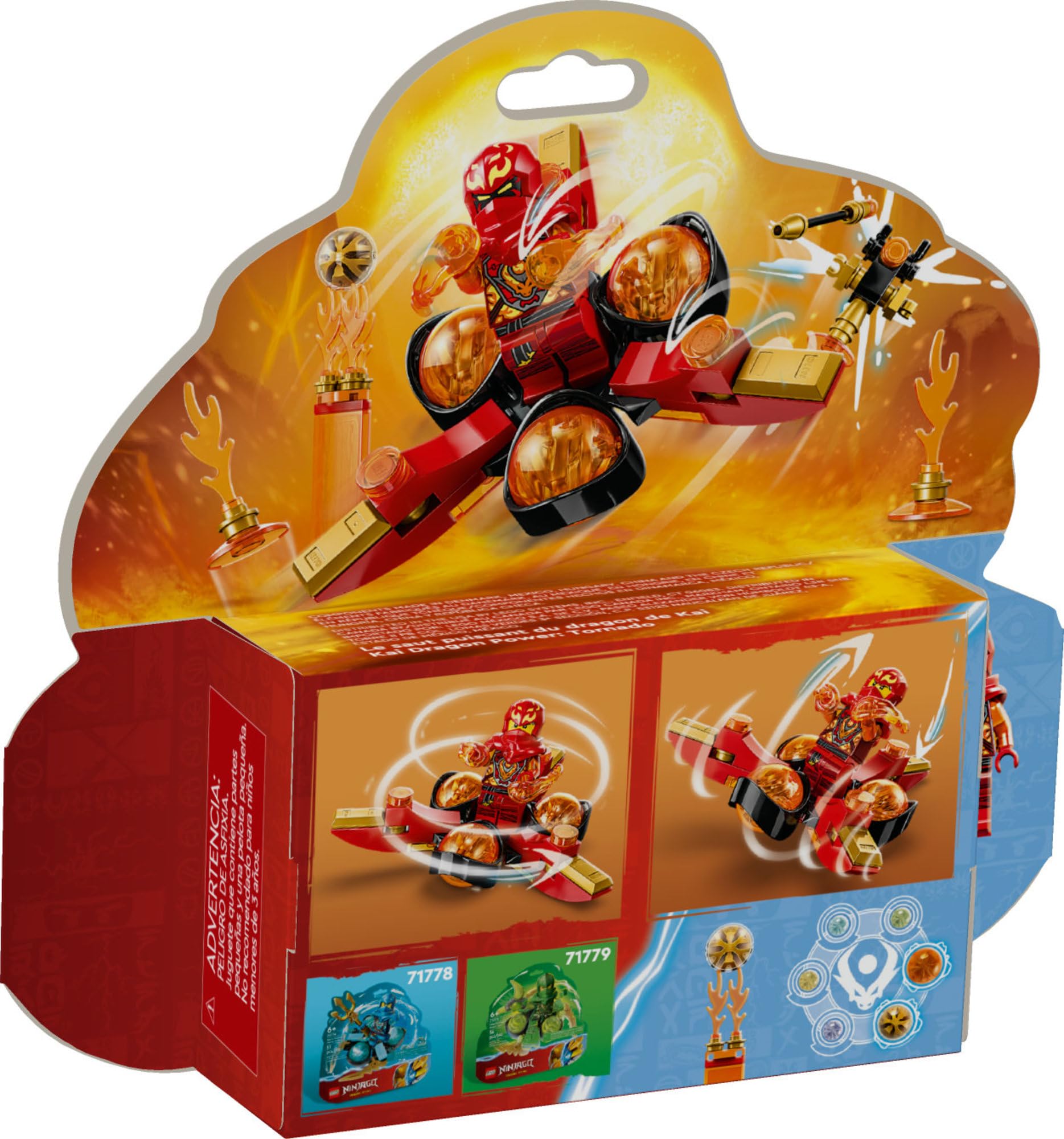 Foto 7 pulgar | Venta Internacional - Juguete Lego Ninjago Dragon Power Spinjitzu Flip 71777