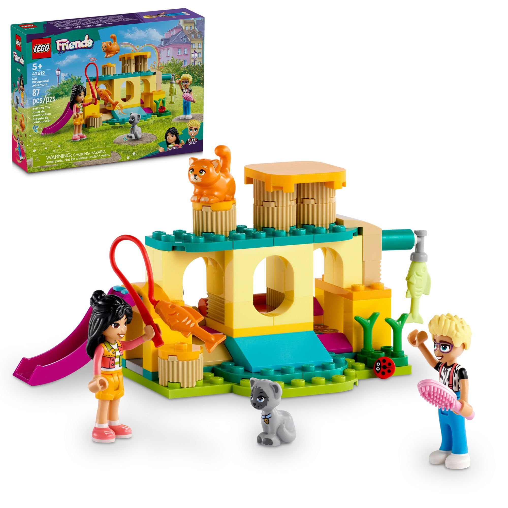 Foto 2 pulgar | Venta Internacional - Toy Lego Friends Cat Playground Adventure Con Figuras De Más De 5