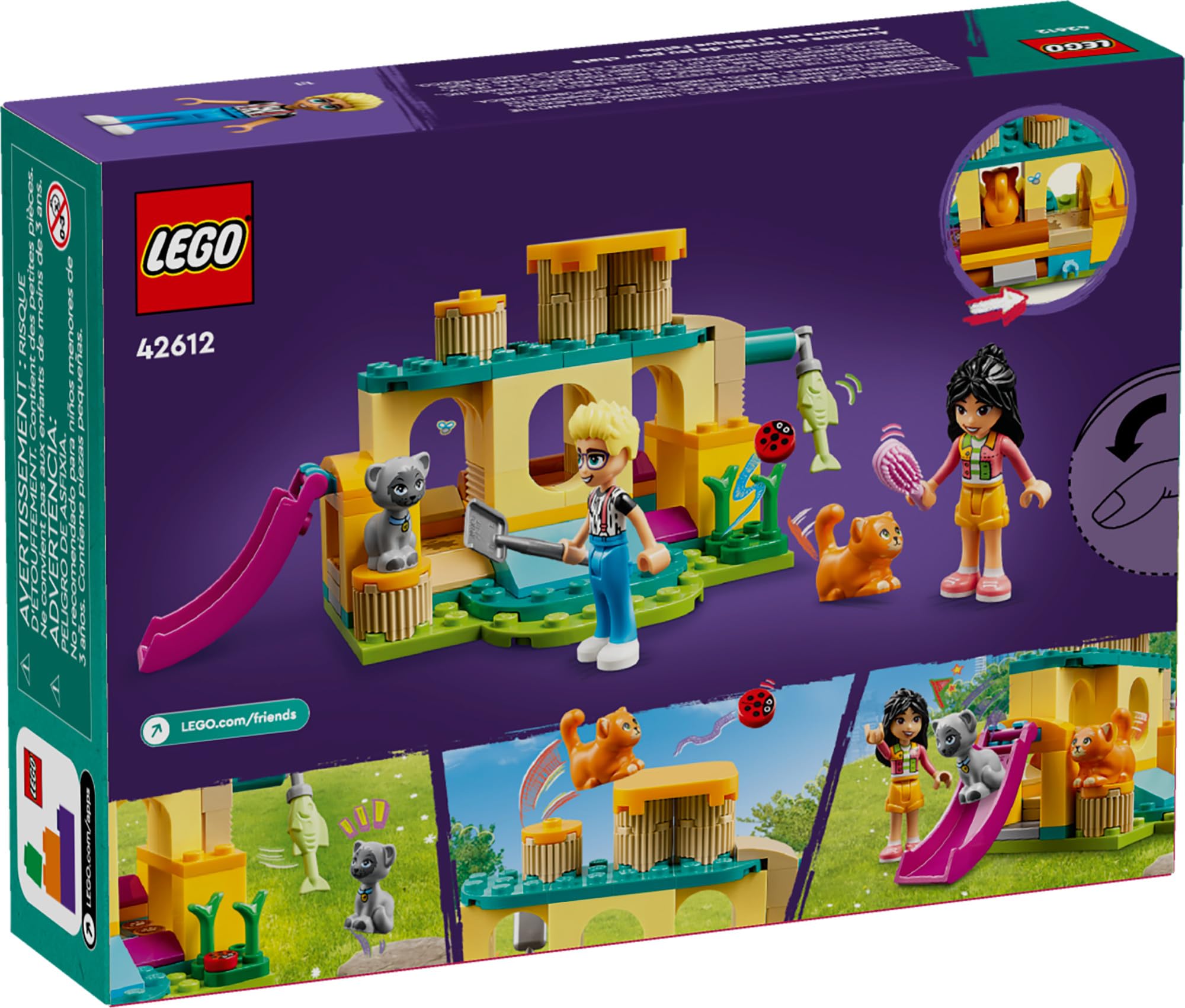 Foto 6 | Venta Internacional - Toy Lego Friends Cat Playground Adventure Con Figuras De Más De 5