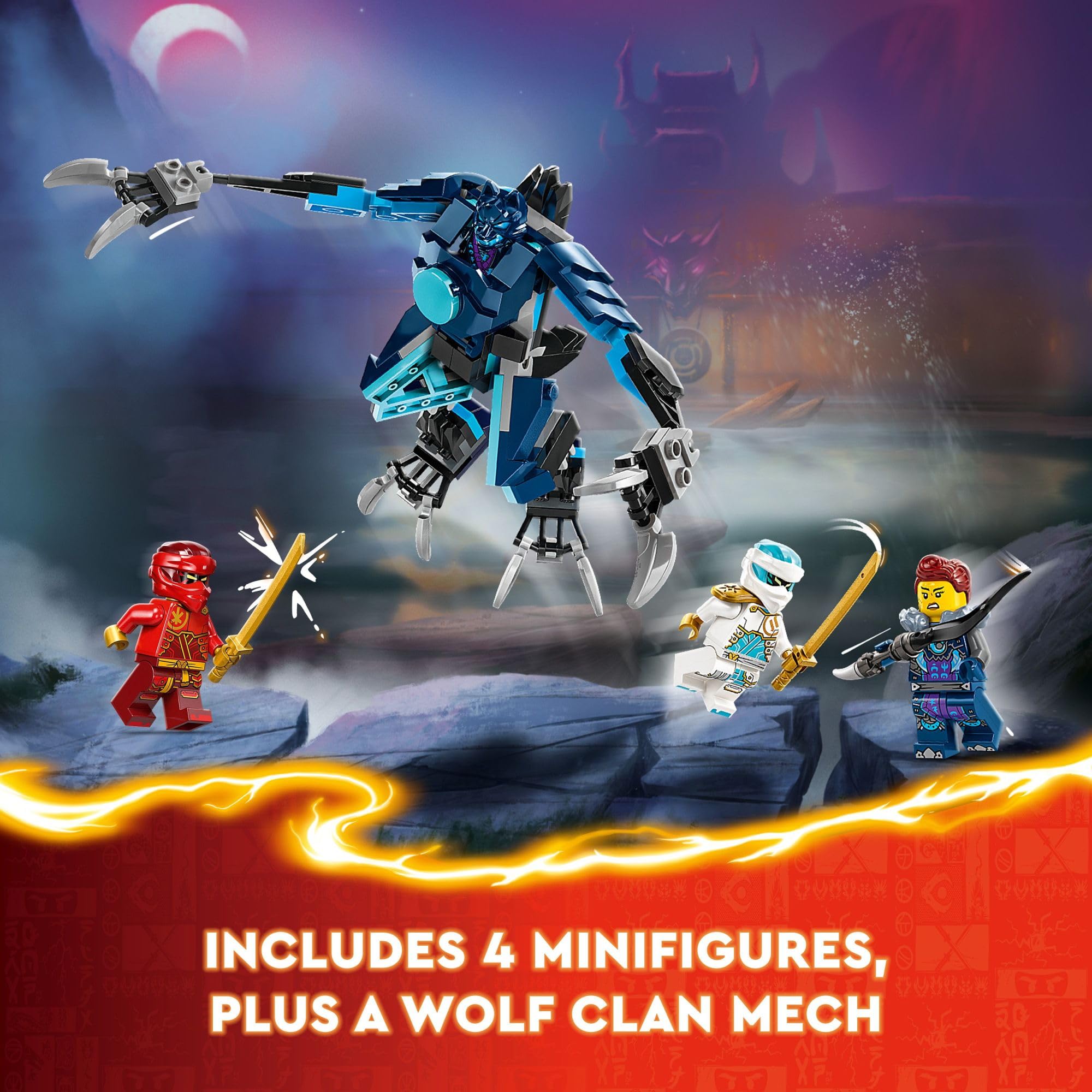 Foto 4 | Venta Internacional - Figura De Acción Lego Ninjago Kai's Elemental Fire Mech 71808