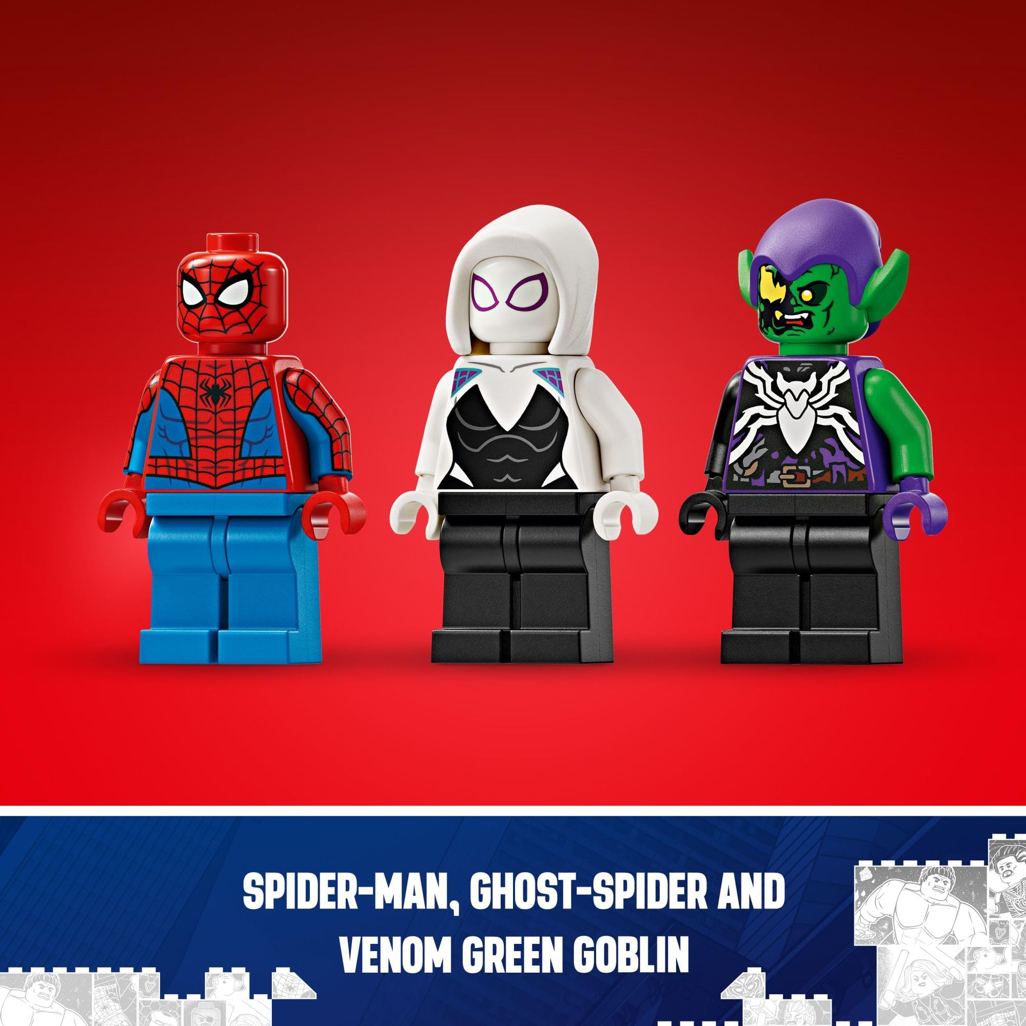 Foto 6 | Venta Internacional - Juguete De Construcción Lego Marvel Spider-man Race Car & Venom