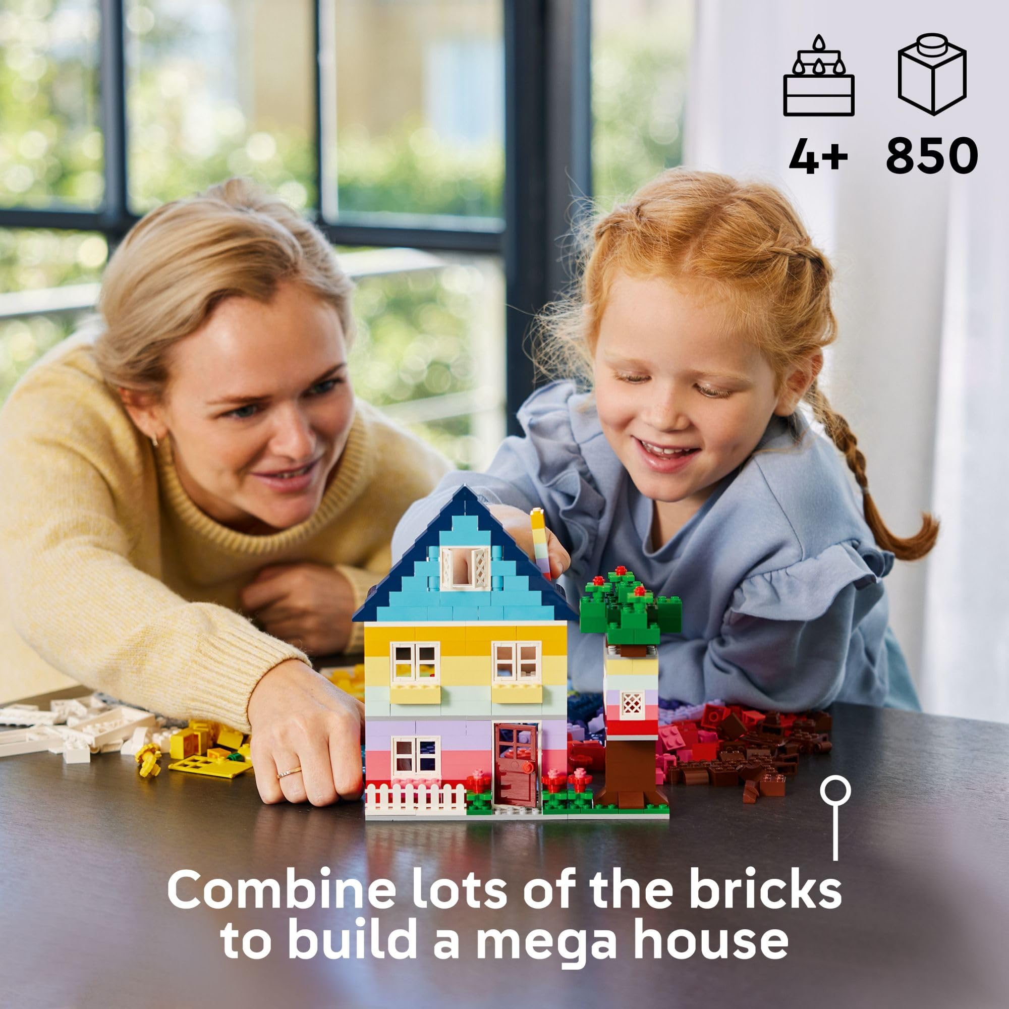 Foto 5 | Venta Internacional - Set De Construcción Lego Classic Creative Houses 11035 Para Niños