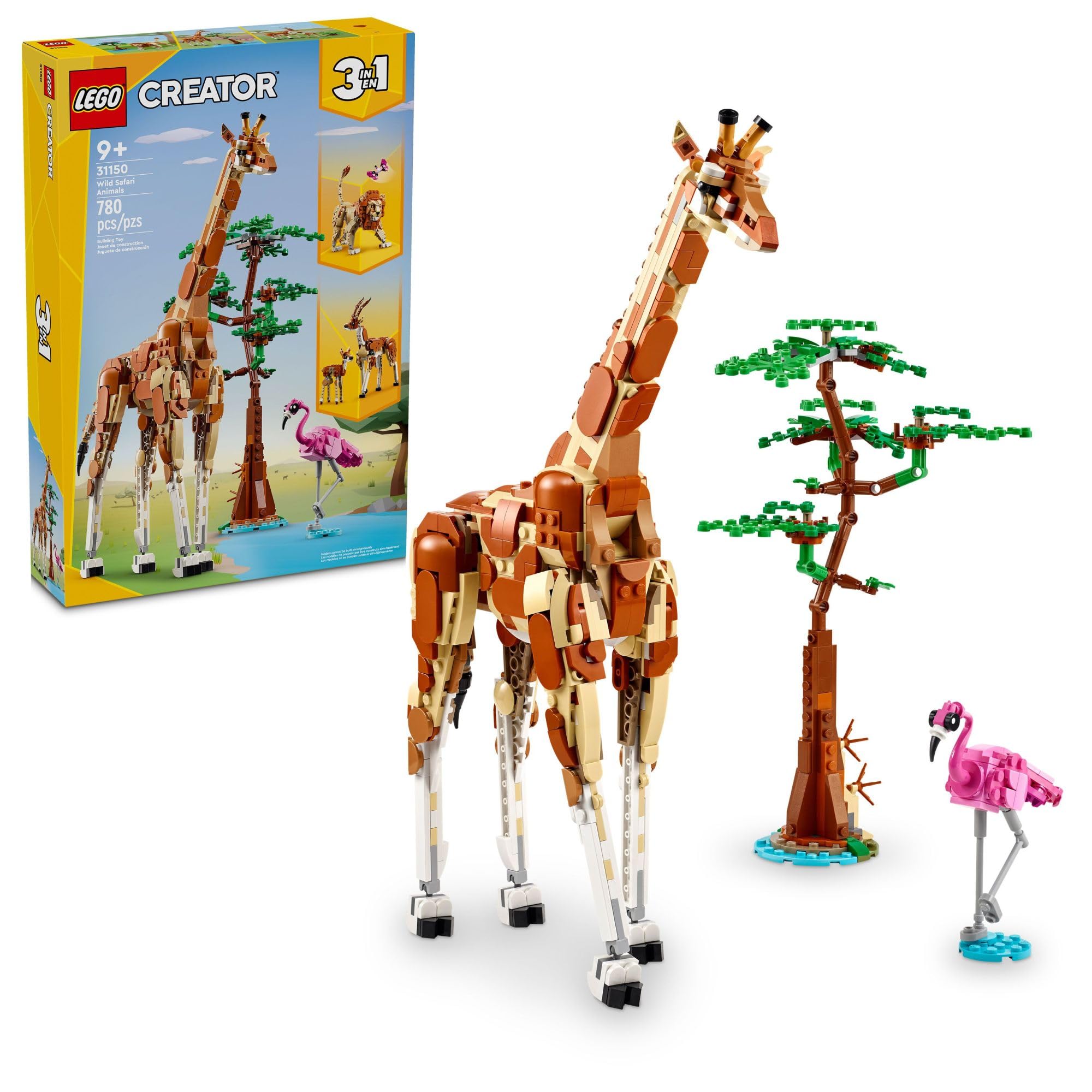 Venta Internacional - Set De Construcción Lego Creator 3 En 1 Wild Safari Animals 31150