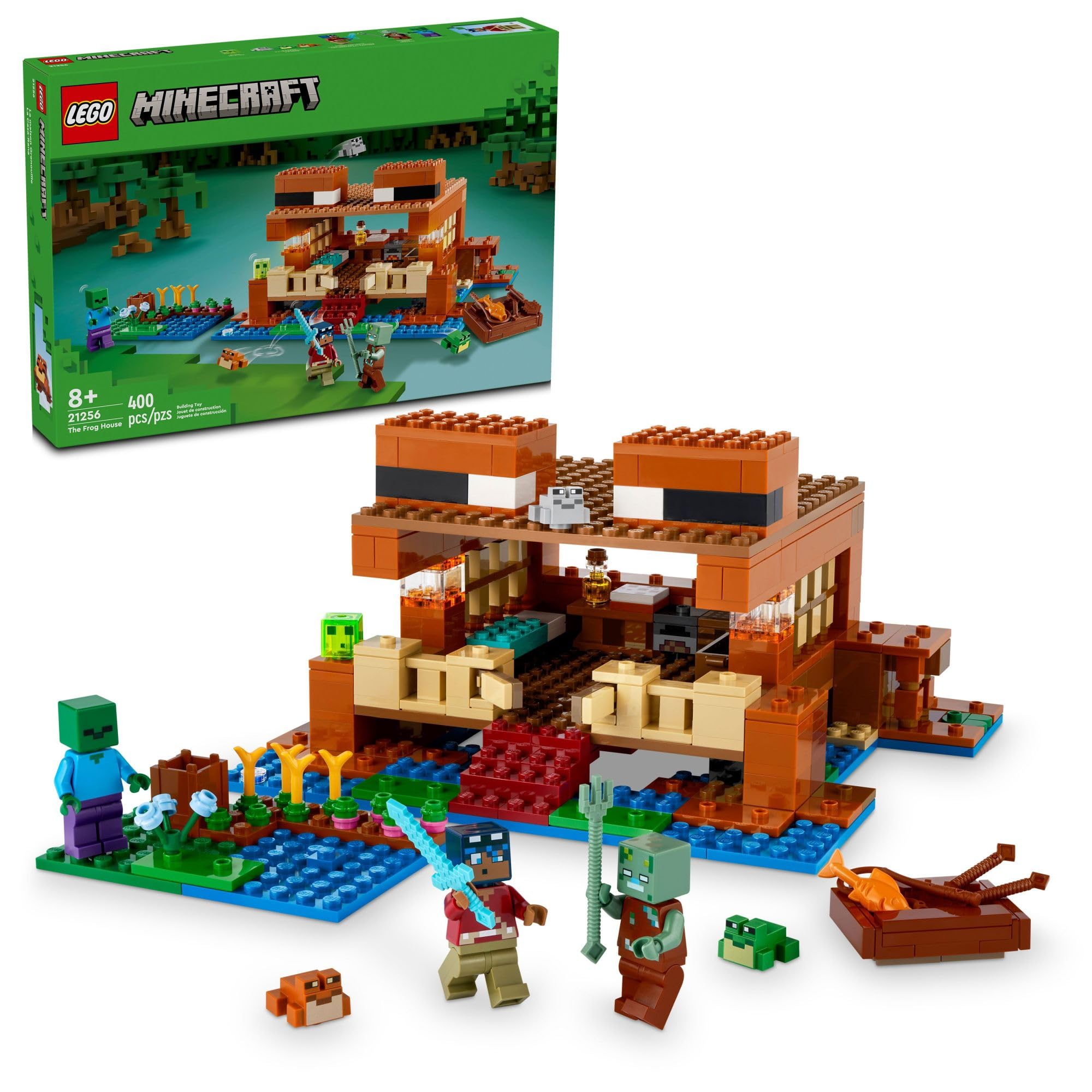 Venta Internacional - Juguete De Construcción Lego Minecraft The Frog House Con Figuras 8+ Y $1,684