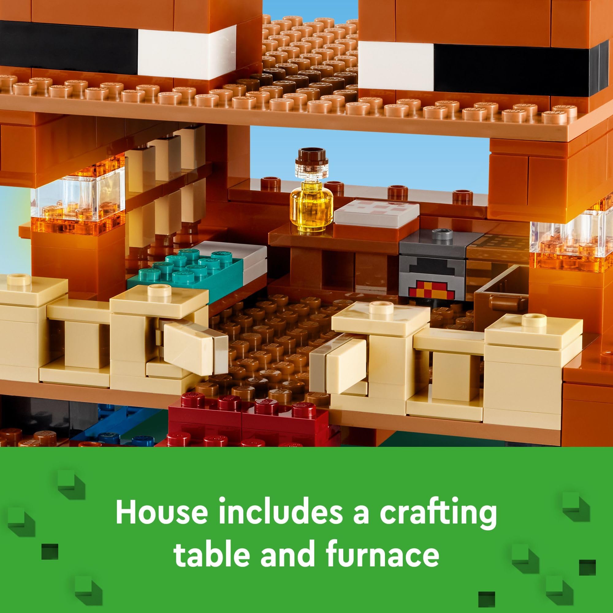 Foto 4 pulgar | Venta Internacional - Juguete De Construcción Lego Minecraft The Frog House Con Figuras 8+ Y