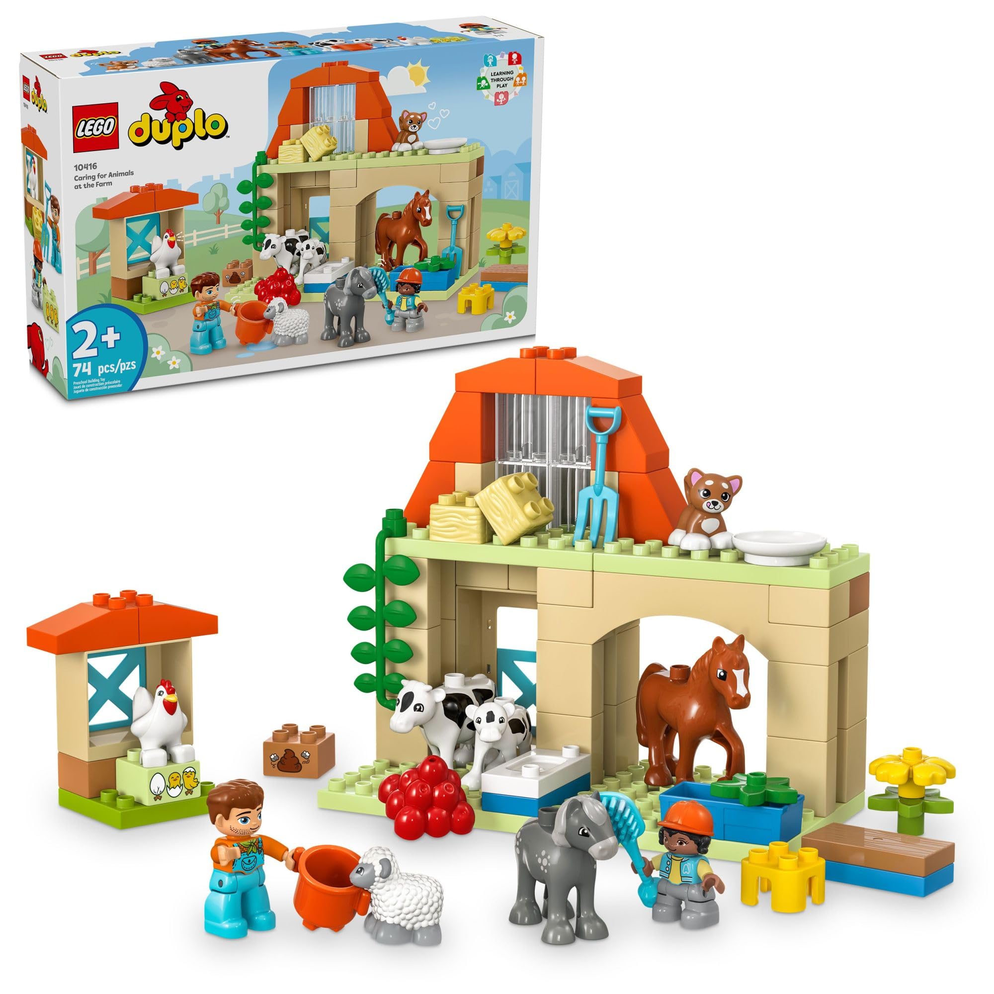 Venta Internacional - Juguete Lego Duplo Town Cuidando Animales En La Granja 10416