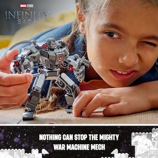 Foto 2 | Venta Internacional - Armadura Mecánica De Juguete Lego Marvel War Machine Con 3 Tiradores