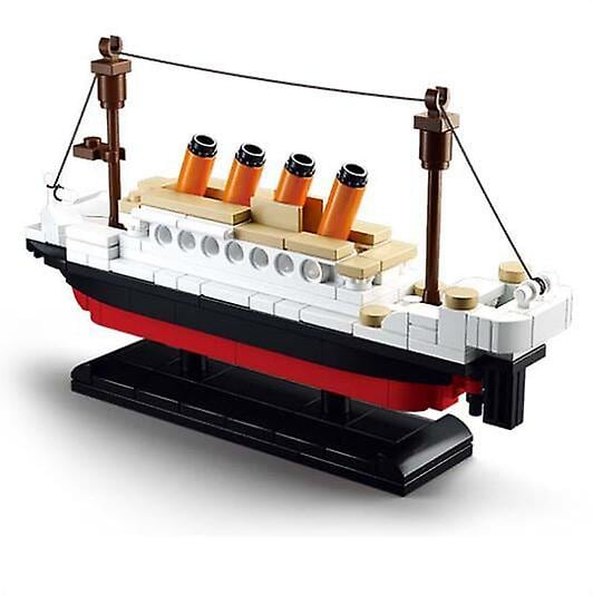 Venta Internacional - Modelo 3d Del Barco Titanic De Building Blocks, Regalo Educativo $584