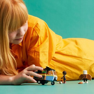 Foto 2 | Venta Internacional - Carrito De Comida Para Panadería Móvil Toy Lego Friends Con Aliya Y Jules