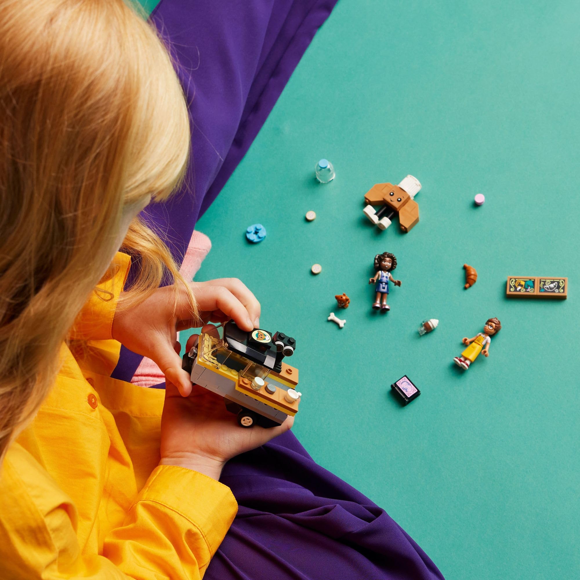 Foto 4 pulgar | Venta Internacional - Carrito De Comida Para Panadería Móvil Toy Lego Friends Con Aliya Y Jules