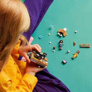 Foto 3 | Venta Internacional - Carrito De Comida Para Panadería Móvil Toy Lego Friends Con Aliya Y Jules